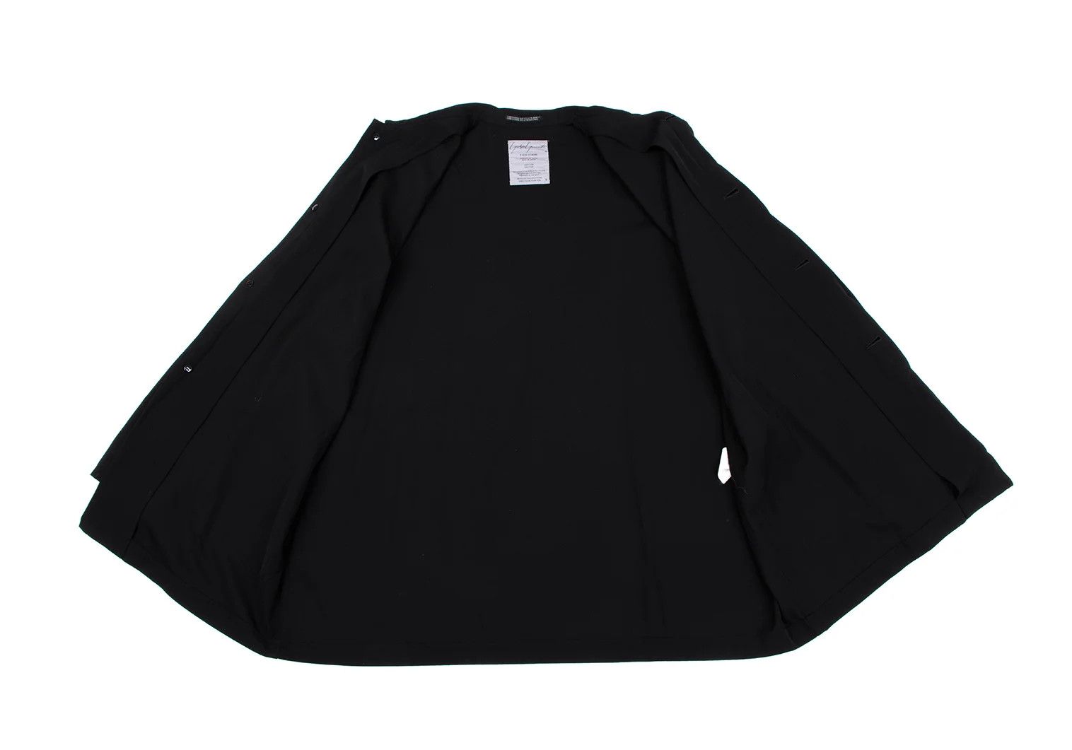 Yohji Yamamoto Yohji Yamamoto Wool Gabardine Jacket Black S Size US S / EU 44-46 / 1 - 10 Thumbnail