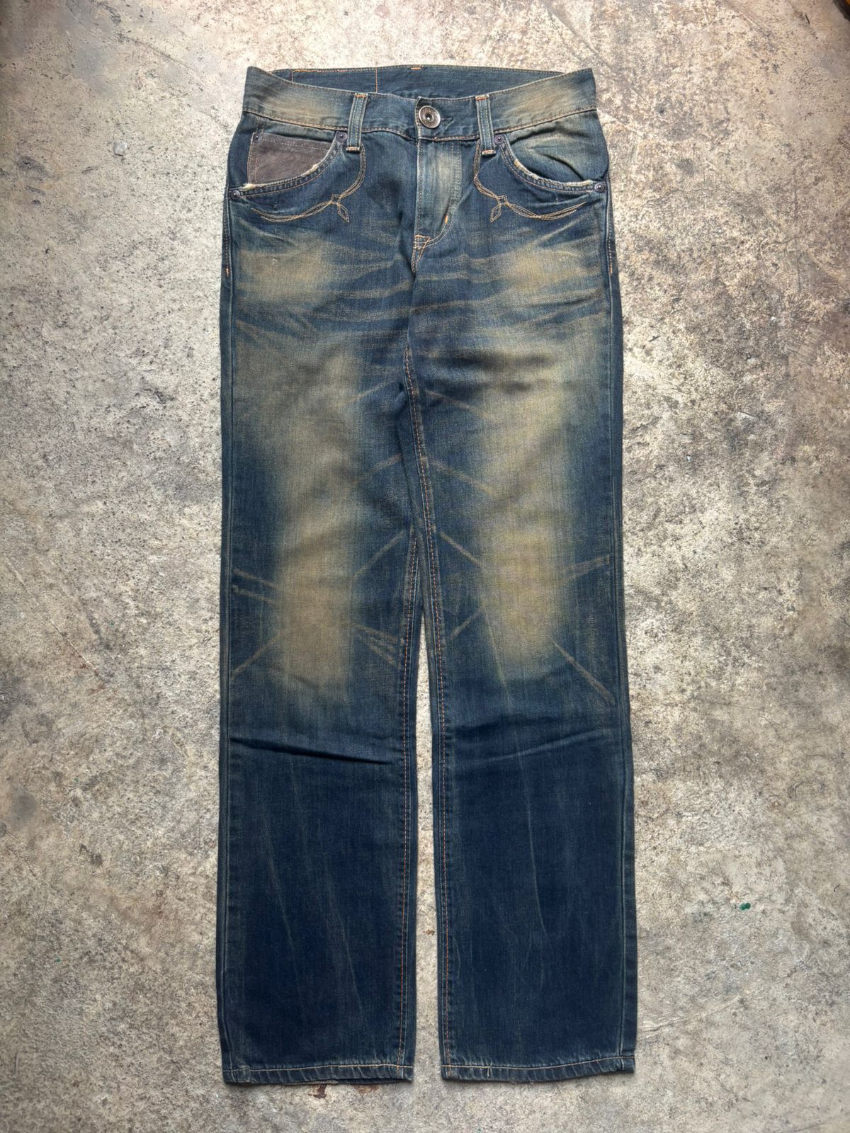 Japanese Brand 2000s Japanese Edwin Rusty Mud Wash Jeans Size US 28 / EU 44 - 1 Thumbnail