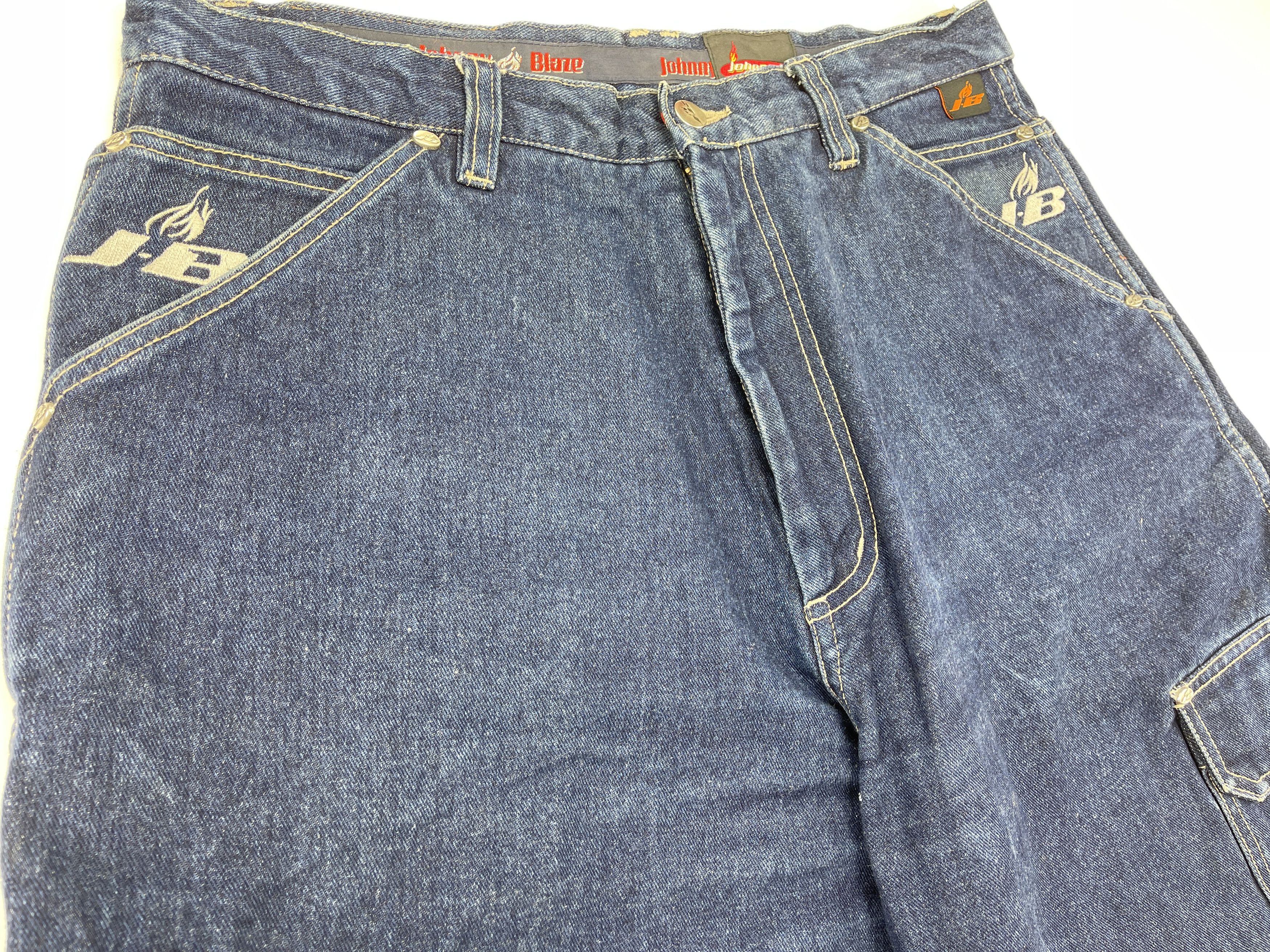 Wu-Tang Clan JOHNNY BLAZE jeans shorts, Wu Wear, Wu Tang Clan vintage, 36 Size US 36 / EU 52 - 10 Thumbnail