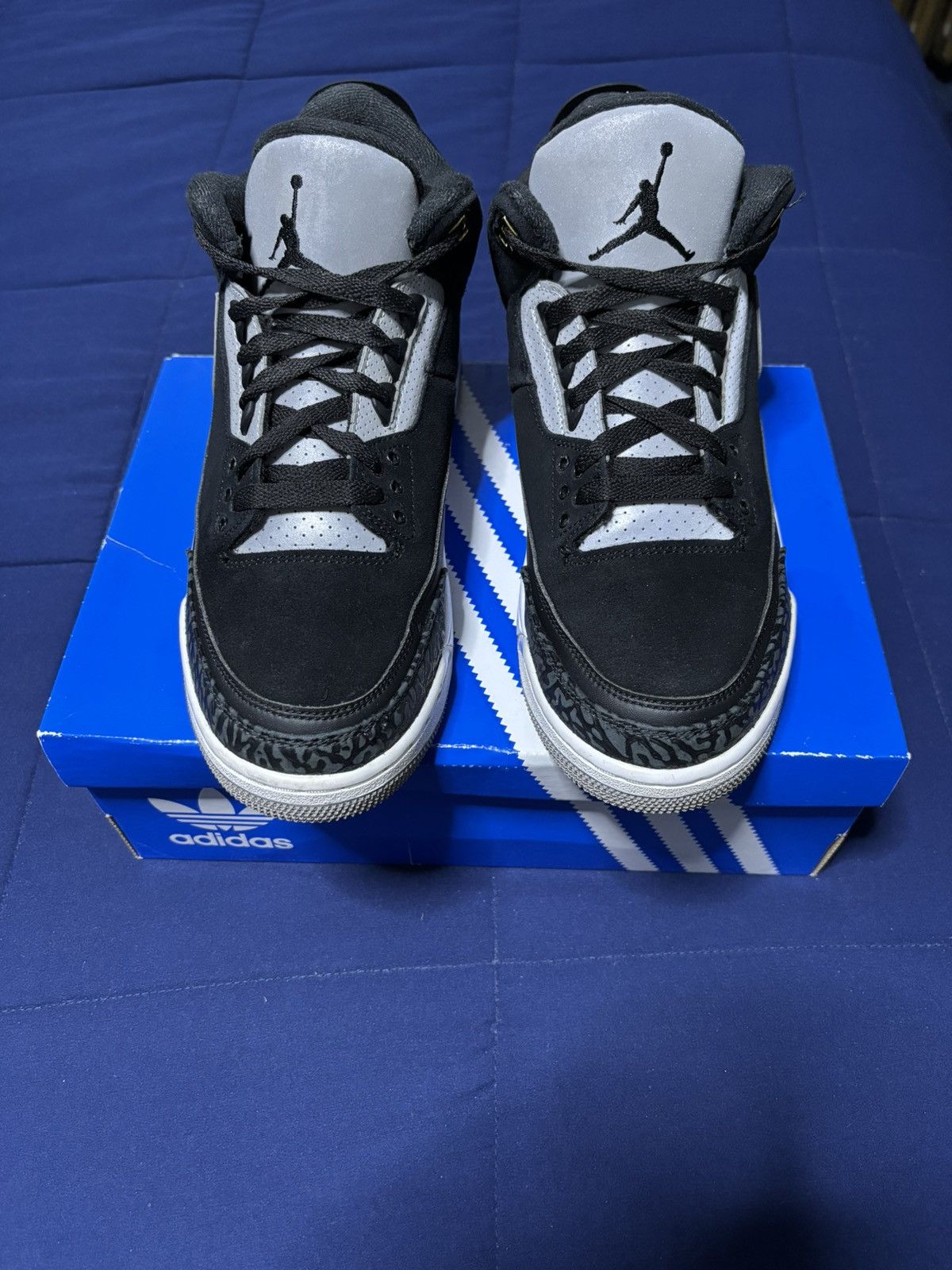 Jordan Brand Jordan 3 Retro Tinker SP Black Cement 2019 Size 10 Size US 10 / EU 43 - 2 Thumbnail