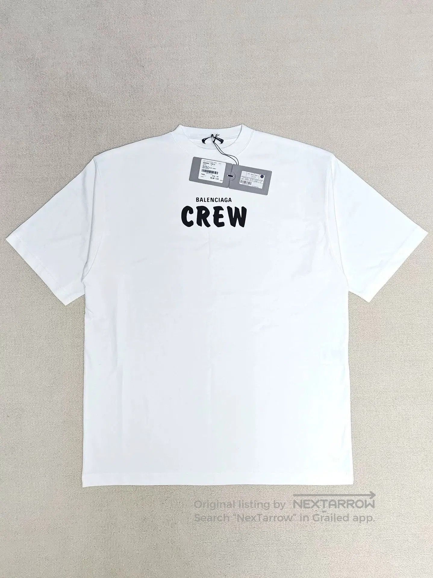 Balenciaga Balenciaga Crew Logo Short-Sleeve Tee. Size XS / US 0-2 / IT 36-38 - 1 Thumbnail