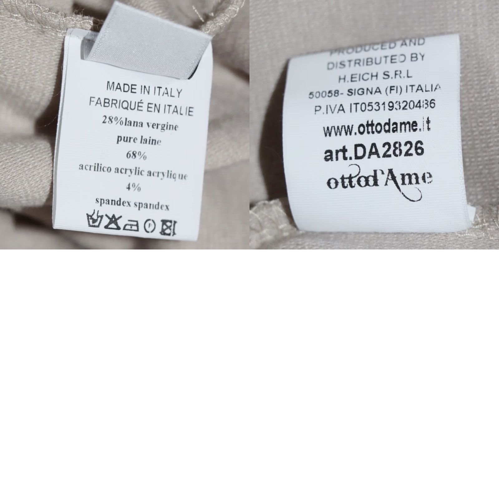 Vintage VINTAGE Otto D’ Ame Jumper Dress UK 14 Womens Ecru Wool Blend Belted New With Tags Size XL / US 12-14 / IT 48-50 - 8 Thumbnail