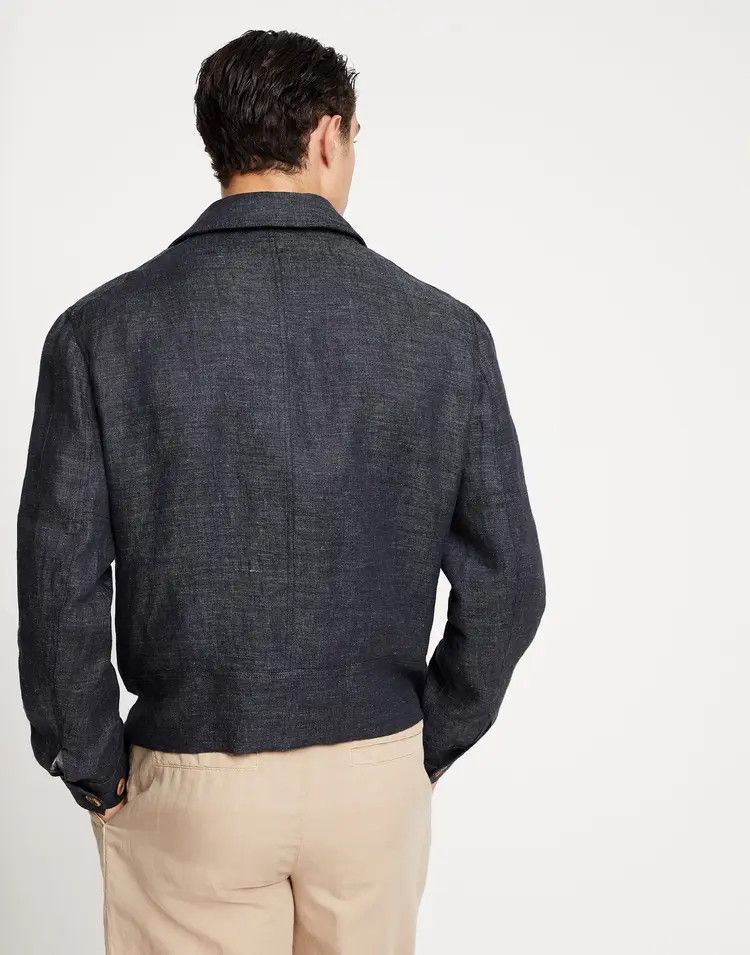 Brunello Cucinelli o1w1db10725 Jacket in Black Size US XXL / EU 58 / 5 - 5 Thumbnail