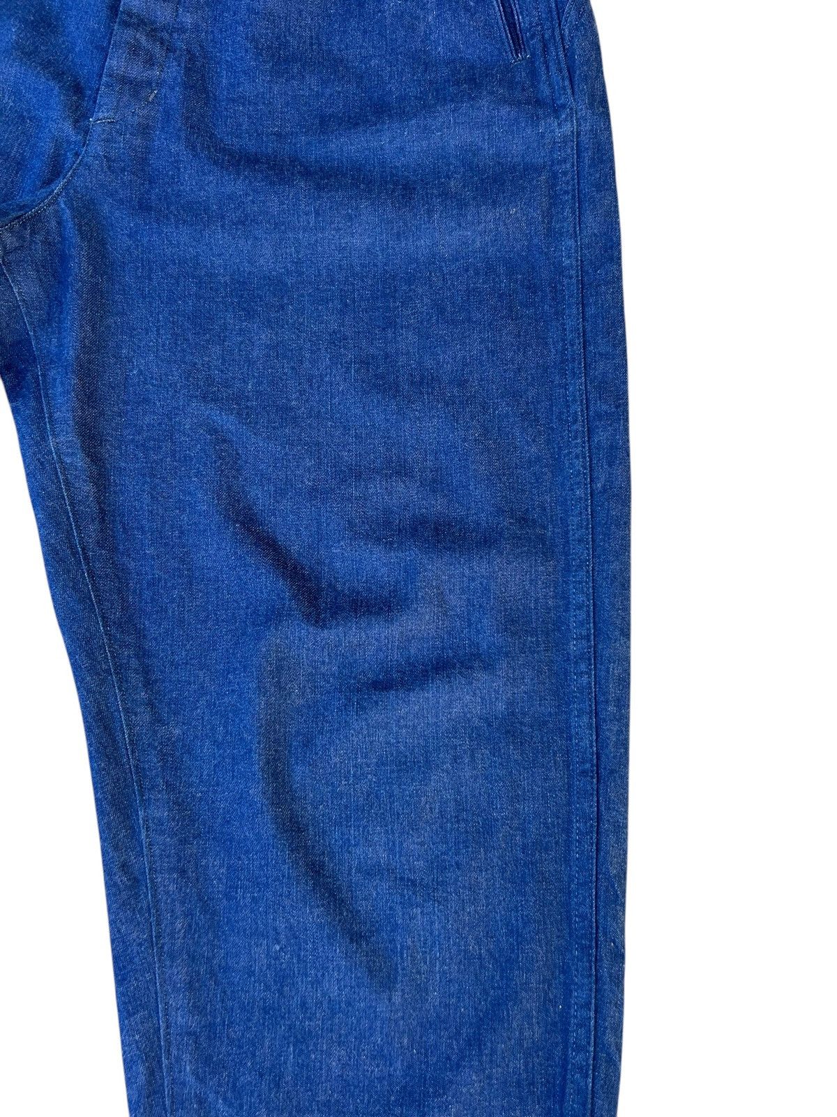 Chimala Chimala Indigo Blue Denim Cropped Baggy Trouser Pant Size US 32 / EU 48 - 11 Thumbnail