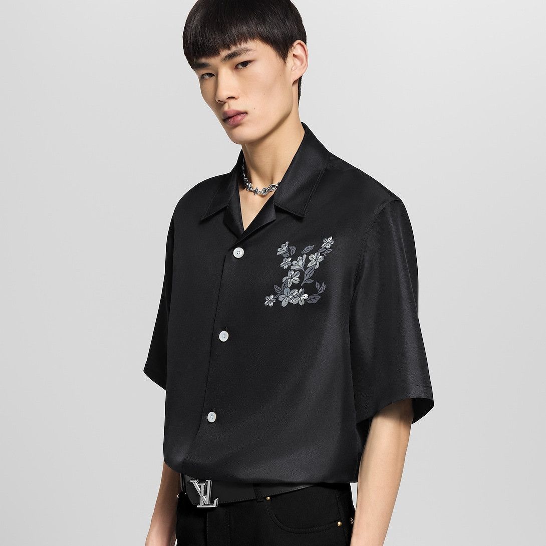 Louis Vuitton Printed Signature Silk Shirt Size US M / EU 48-50 / 2 - 2 Thumbnail