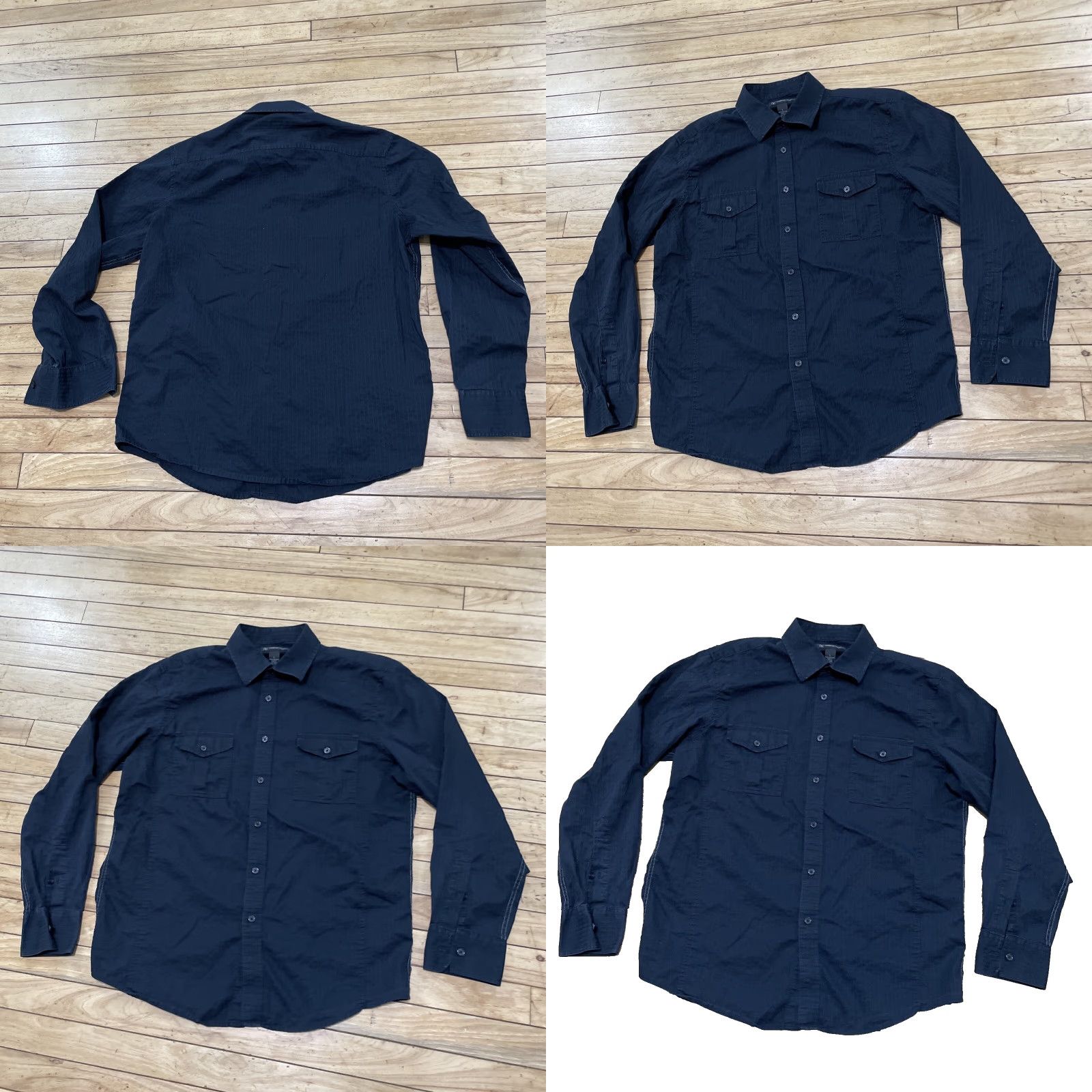 Vintage INC International Concepts Button Shirt Men L Black Preppy Western Military Shirt Button-Up Casual Size US L / EU 52-54 / 3 - 9 Thumbnail