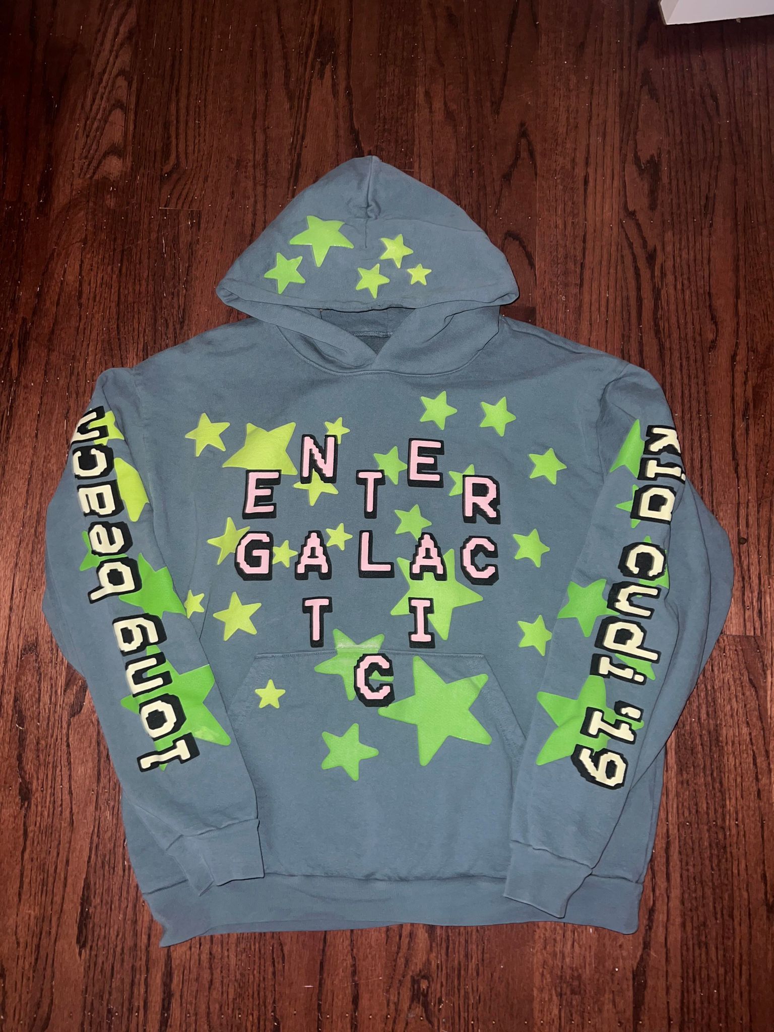 Cactus Plant Flea Market Kid Cudi Enter Galactic Hoodie Blue