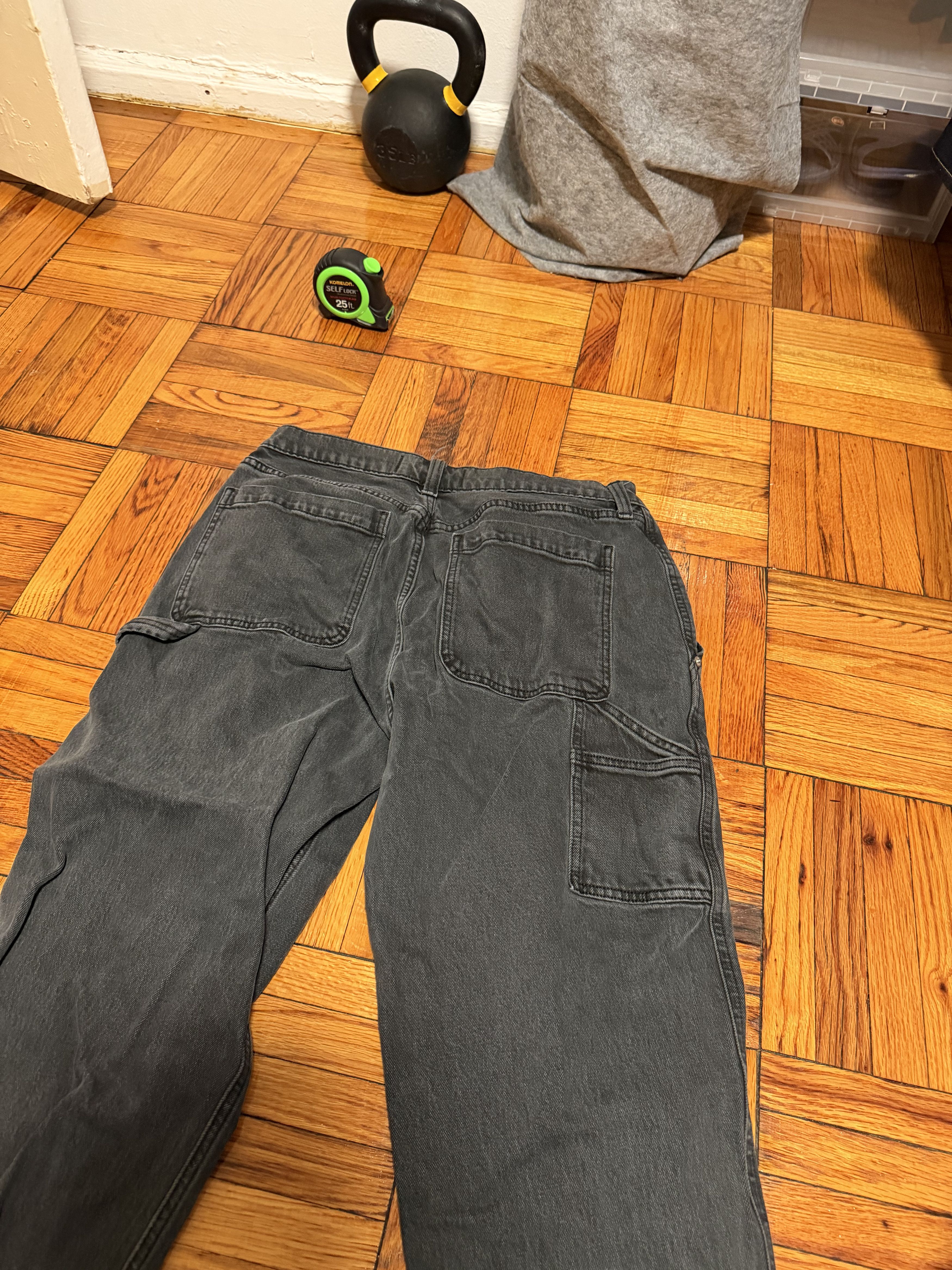 Abercrombie & Fitch Abercrombie Athletic Loose Stretch Jeans Size US 32 / EU 48 - 3 Thumbnail