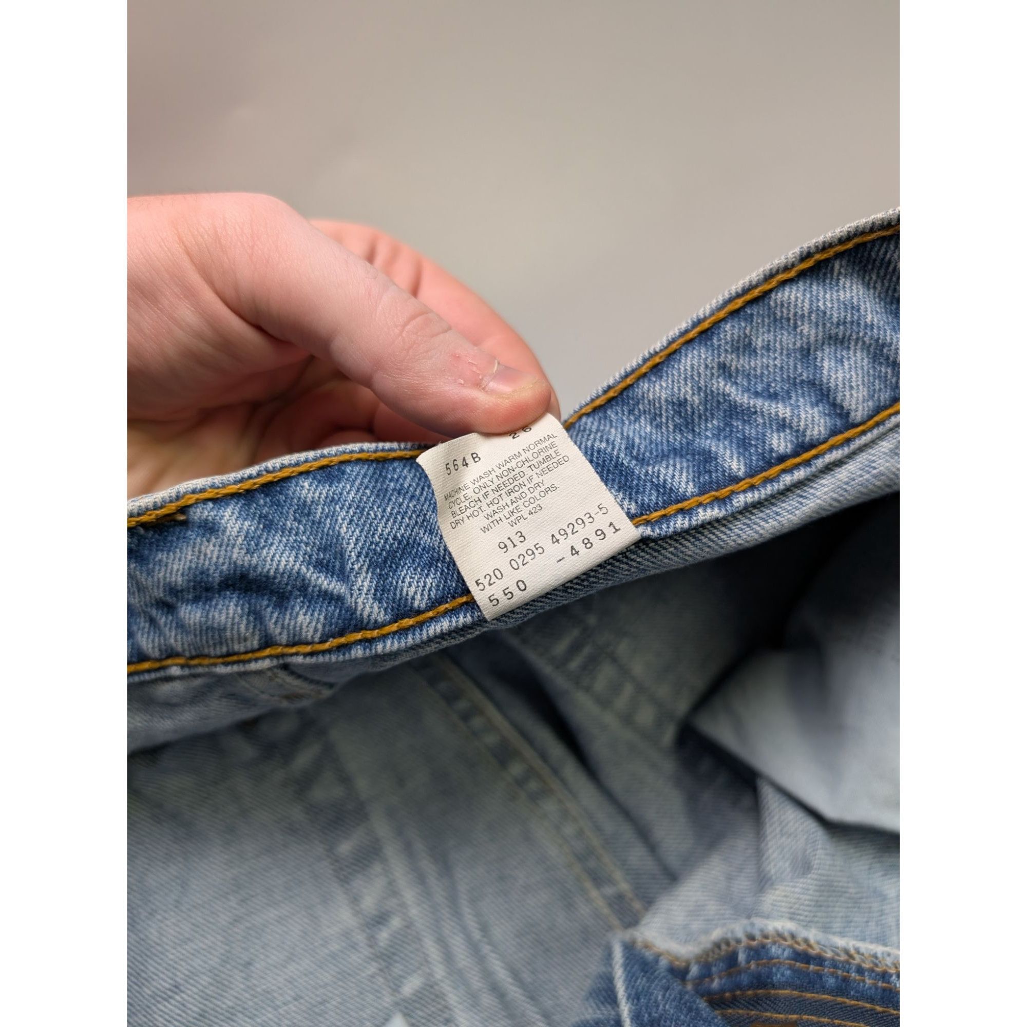 Levi's Levi's 550 Made in USA Relaxed Fit Denim Jeans Pants (Y1078) Size US 38 / EU 54 - 9 Thumbnail