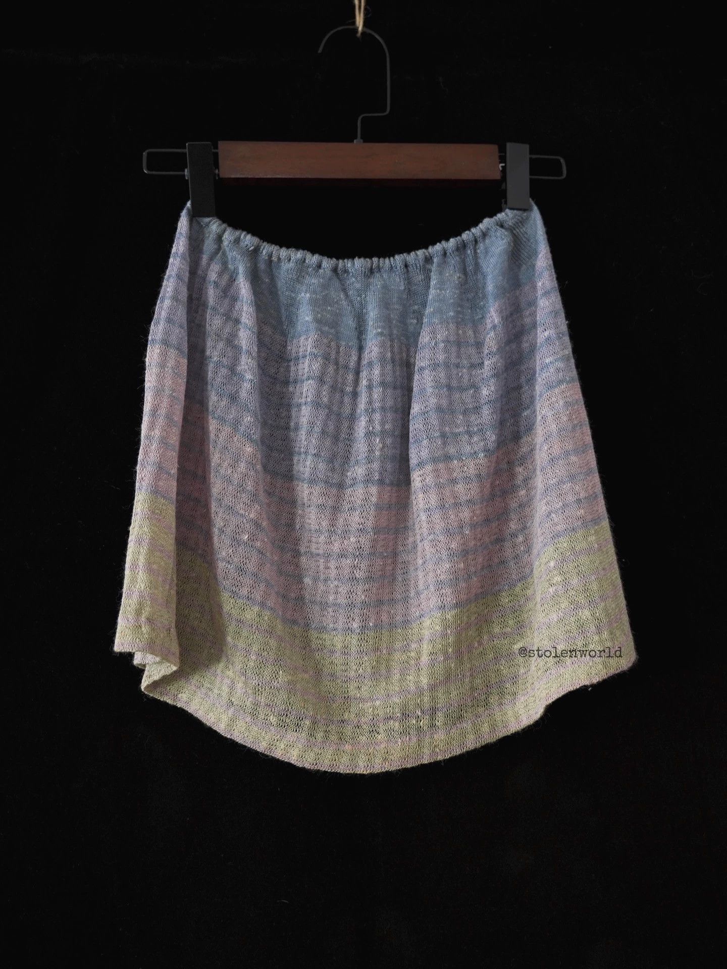 Issey Miyake Issey Miyake 70s Silk-Linen Ombre 2-Way Knit Dress Size M / US 6-8 / IT 42-44 - 2 Thumbnail