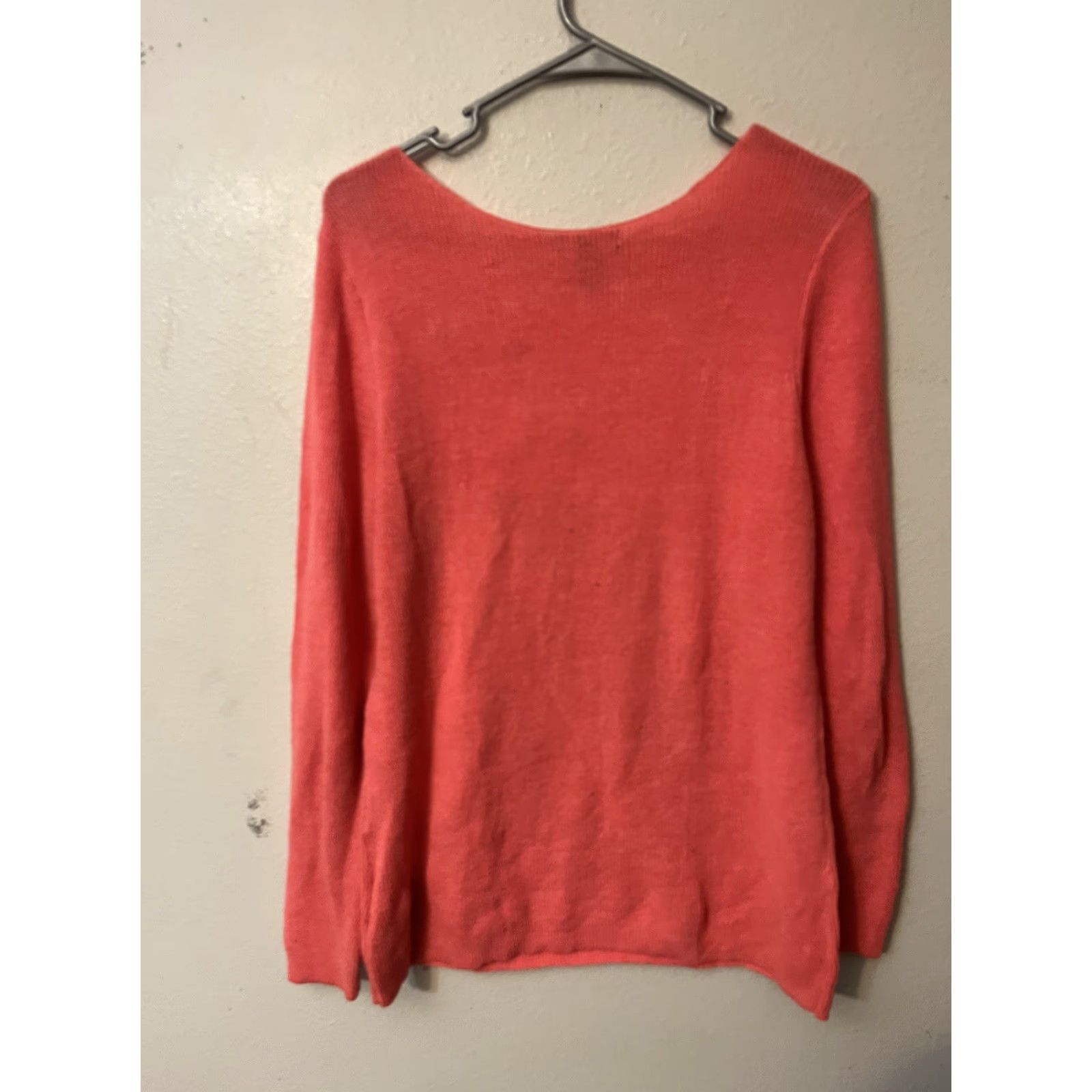 Gap VINTAGE Gap Pink Solid Round Neck Long Sleeve T-Shirt Women L Size L / US 10 / IT 46 - 2 Thumbnail
