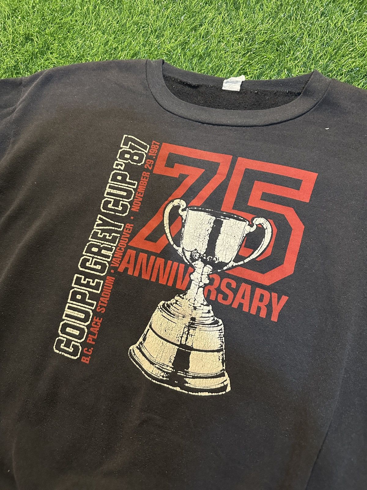 Vintage Vintage cfl grey cup 1987 crewneck size M Size US M / EU 48-50 / 2 - 2 Thumbnail