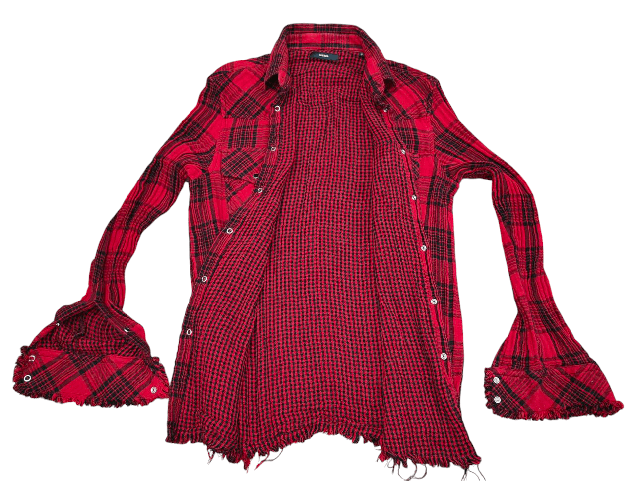 Diesel Diesel Flannel Shirt Size S / US 4 / IT 40 - 2 Thumbnail