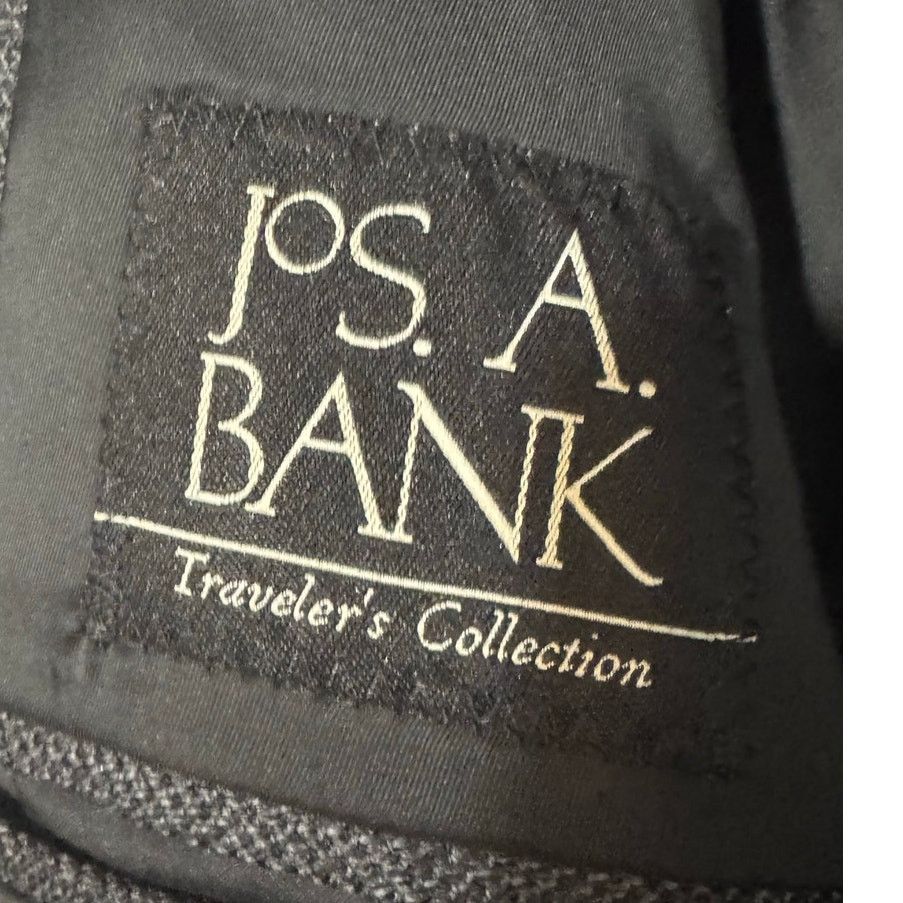 Jos. A. Bank Jos. A. Bank Traveler’s Collection 48R Wool Gray Sport Coat Size 48R - 7 Thumbnail