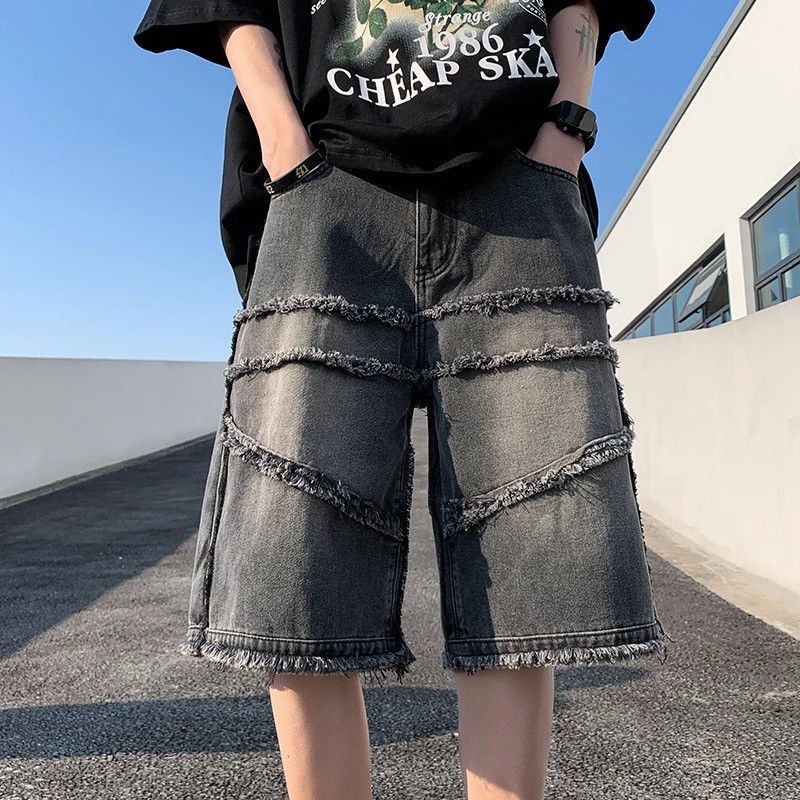 Japanese Brand × Vintage Streetwear High Street Wide Leg Shorts y2k Size US 32 / EU 48 - 1 Thumbnail