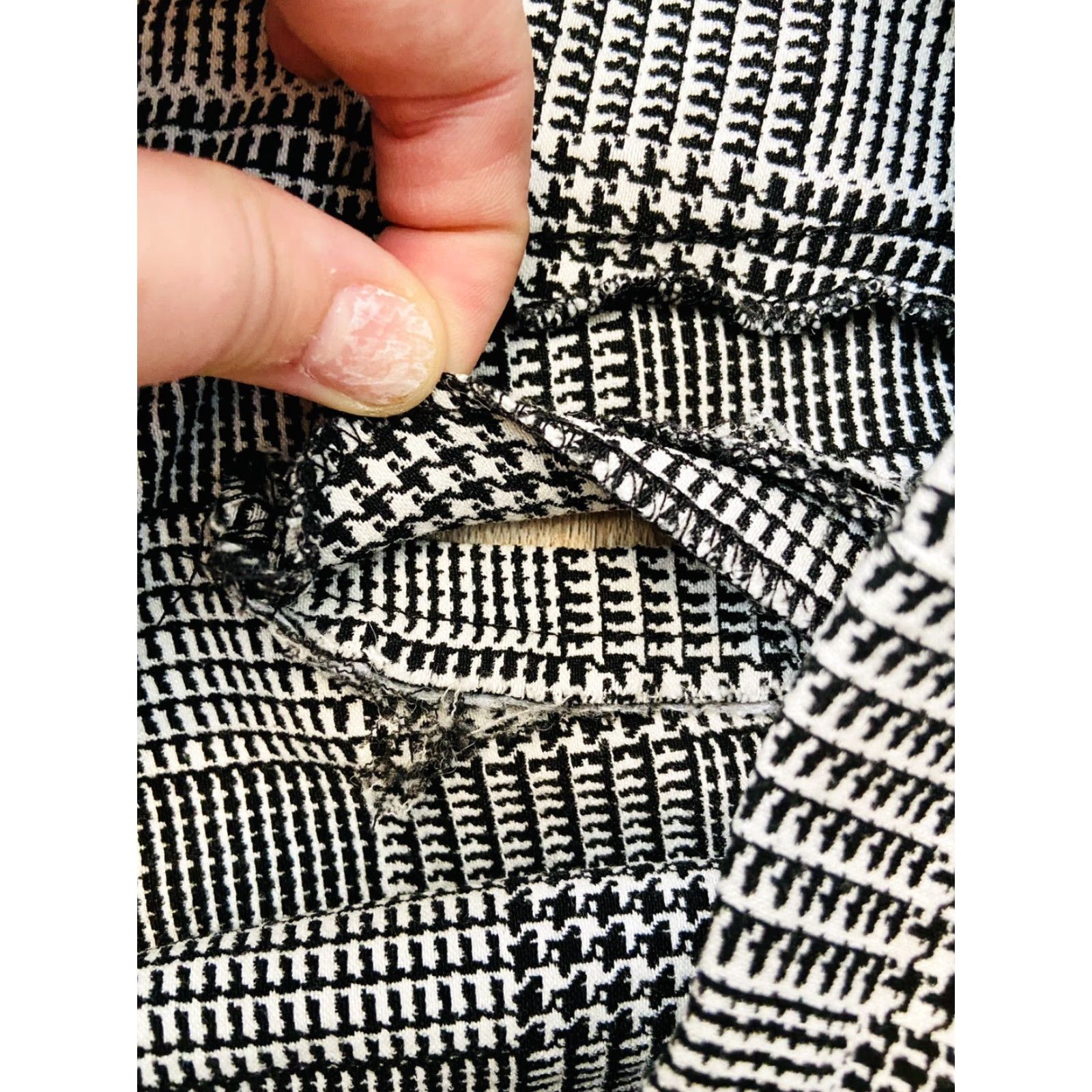 Vintage Emma & Olivia Dress Pants Women’s Regular Size 8 Gray Plaid Size 30" / US 8 / IT 44 - 6 Thumbnail
