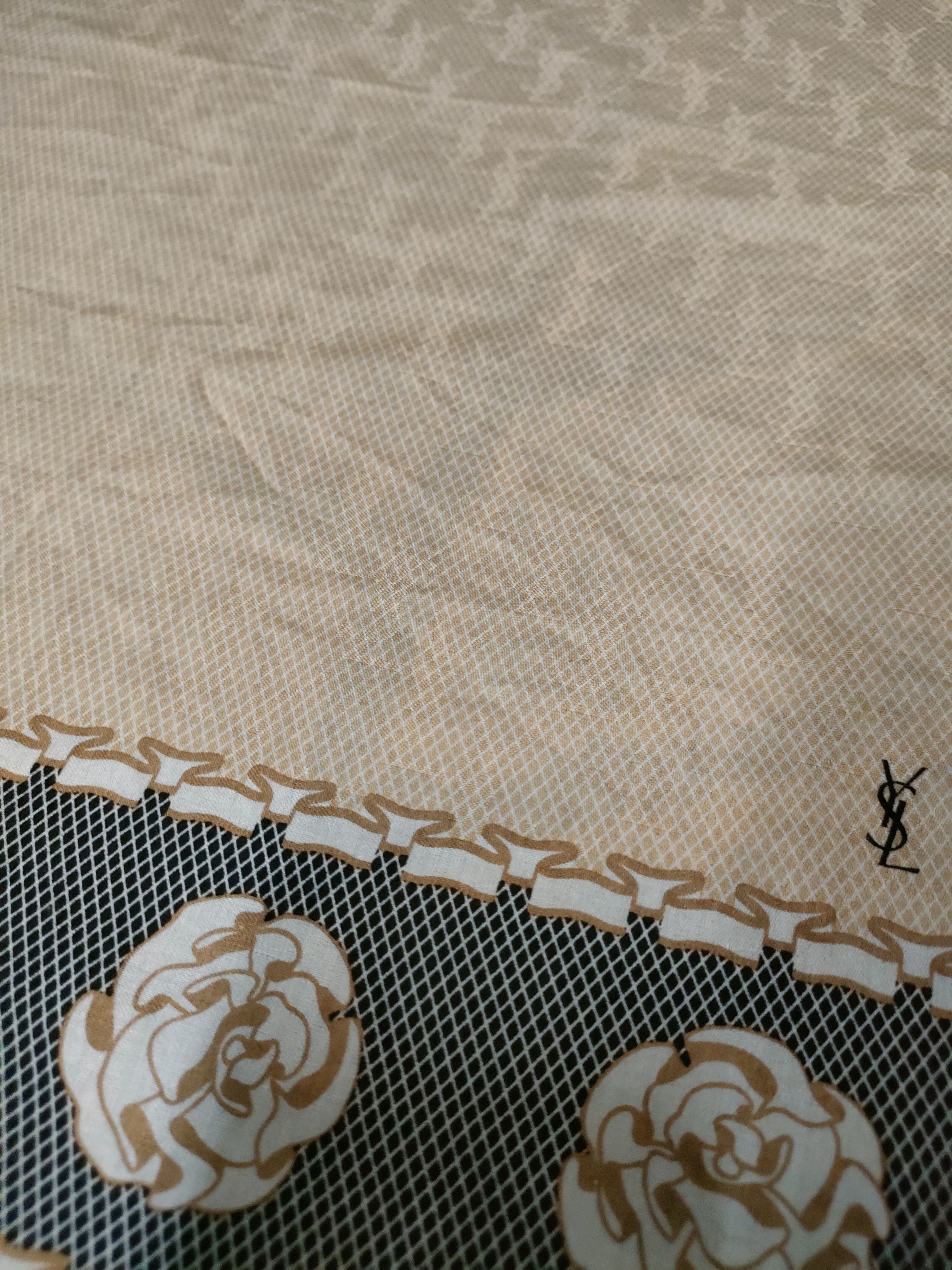 Yves Saint Laurent YSL Scarf Monograme Size ONE SIZE - 6 Thumbnail