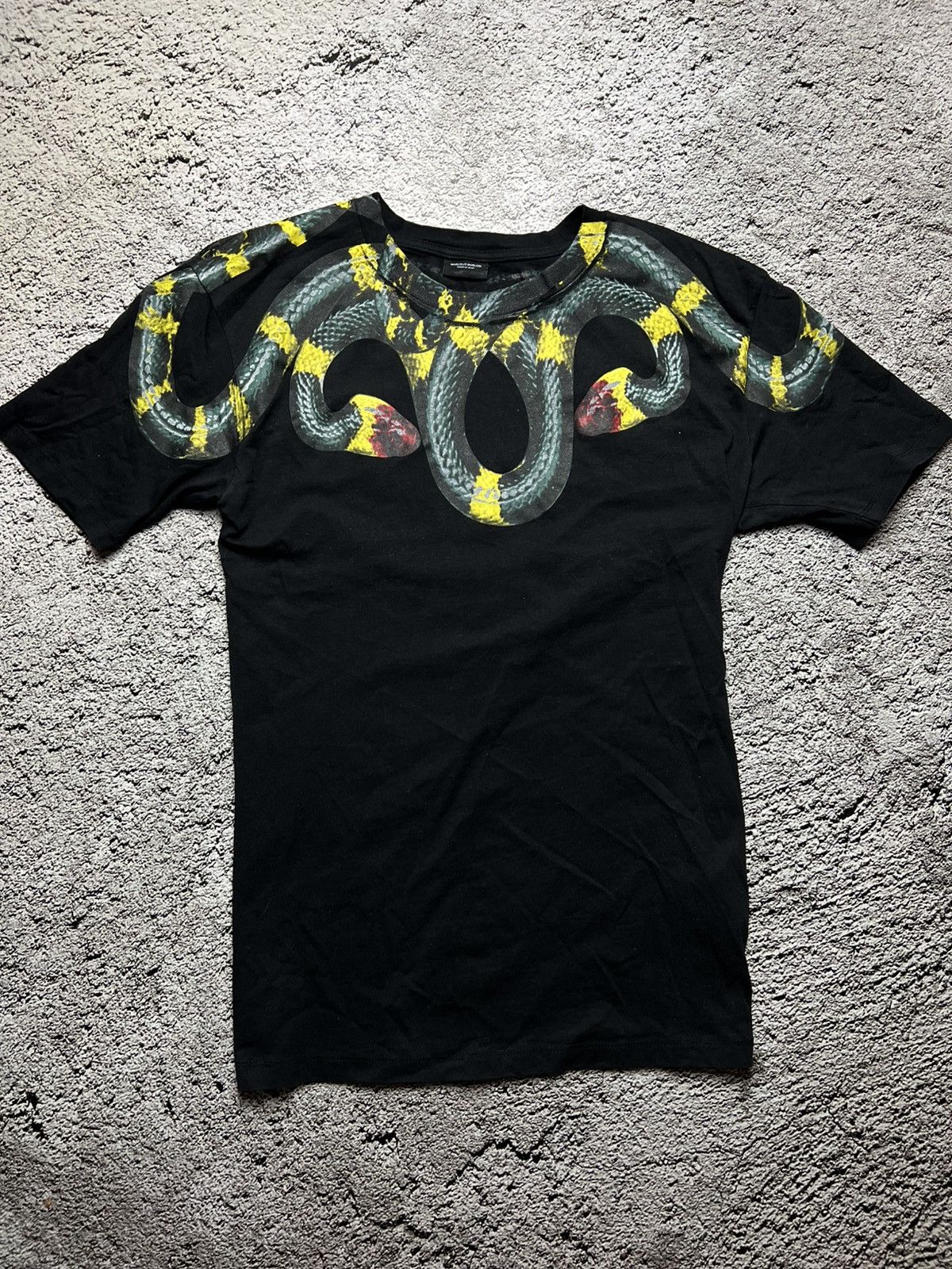 Marcelo Burlon snake skin printed t shirt