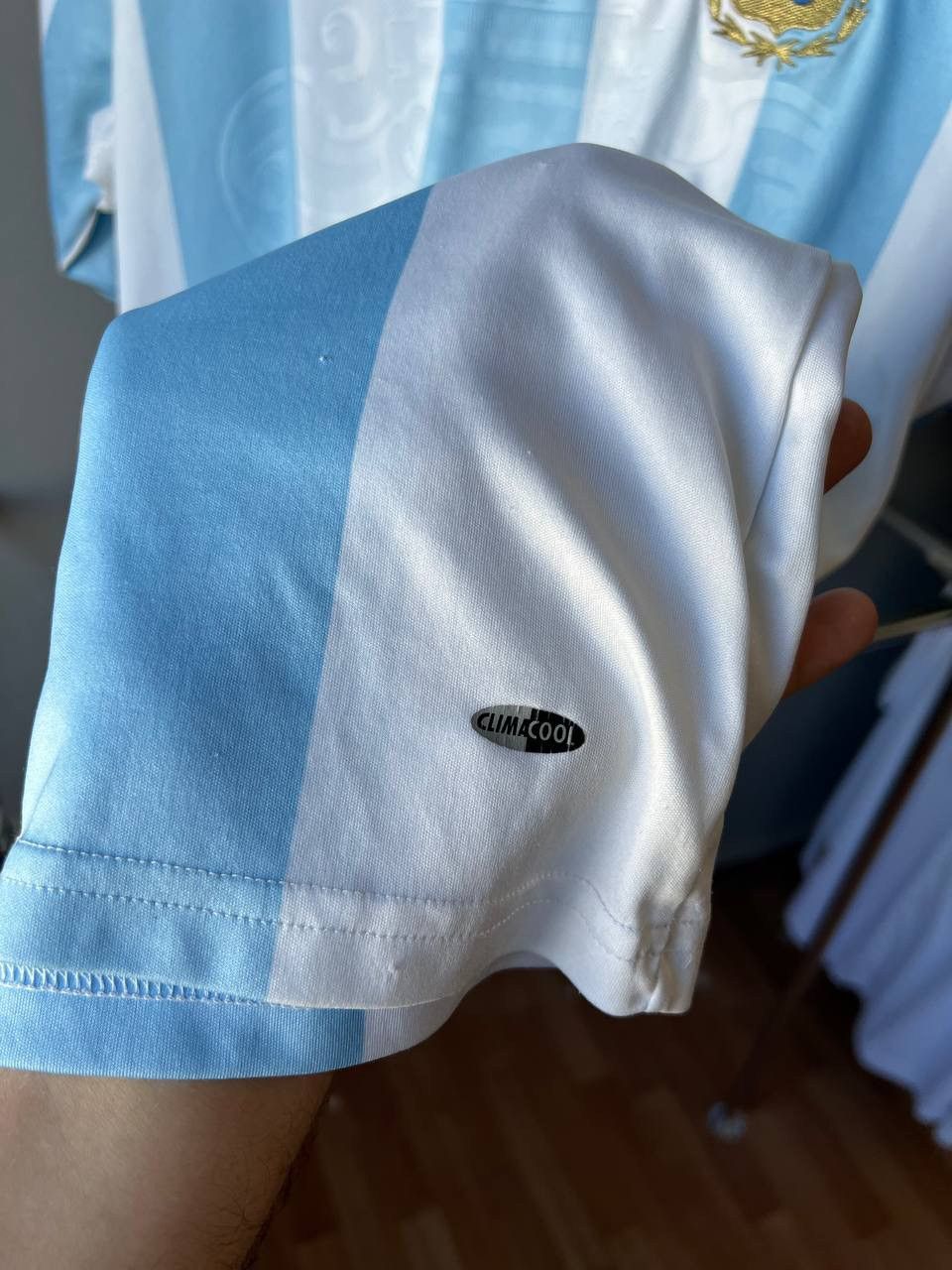 Adidas 2007/2009 ARGENTINA TEAM SOCCER JERSEY FOOTBALL SHIRT ADIDAS Size US XL / EU 56 / 4 - 9 Thumbnail