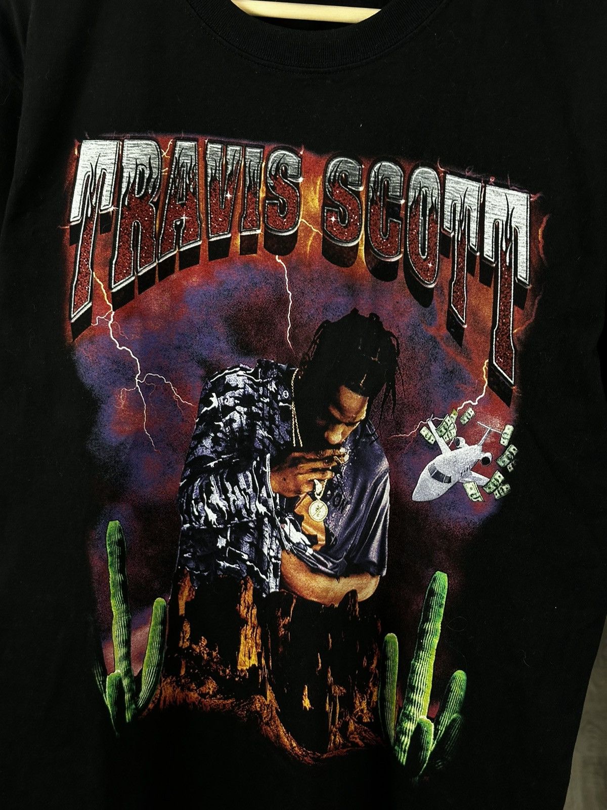 Vintage Travis Scott Big Logo Rap Concert Style Astroworl Tee Size US M / EU 48-50 / 2 - 5 Thumbnail
