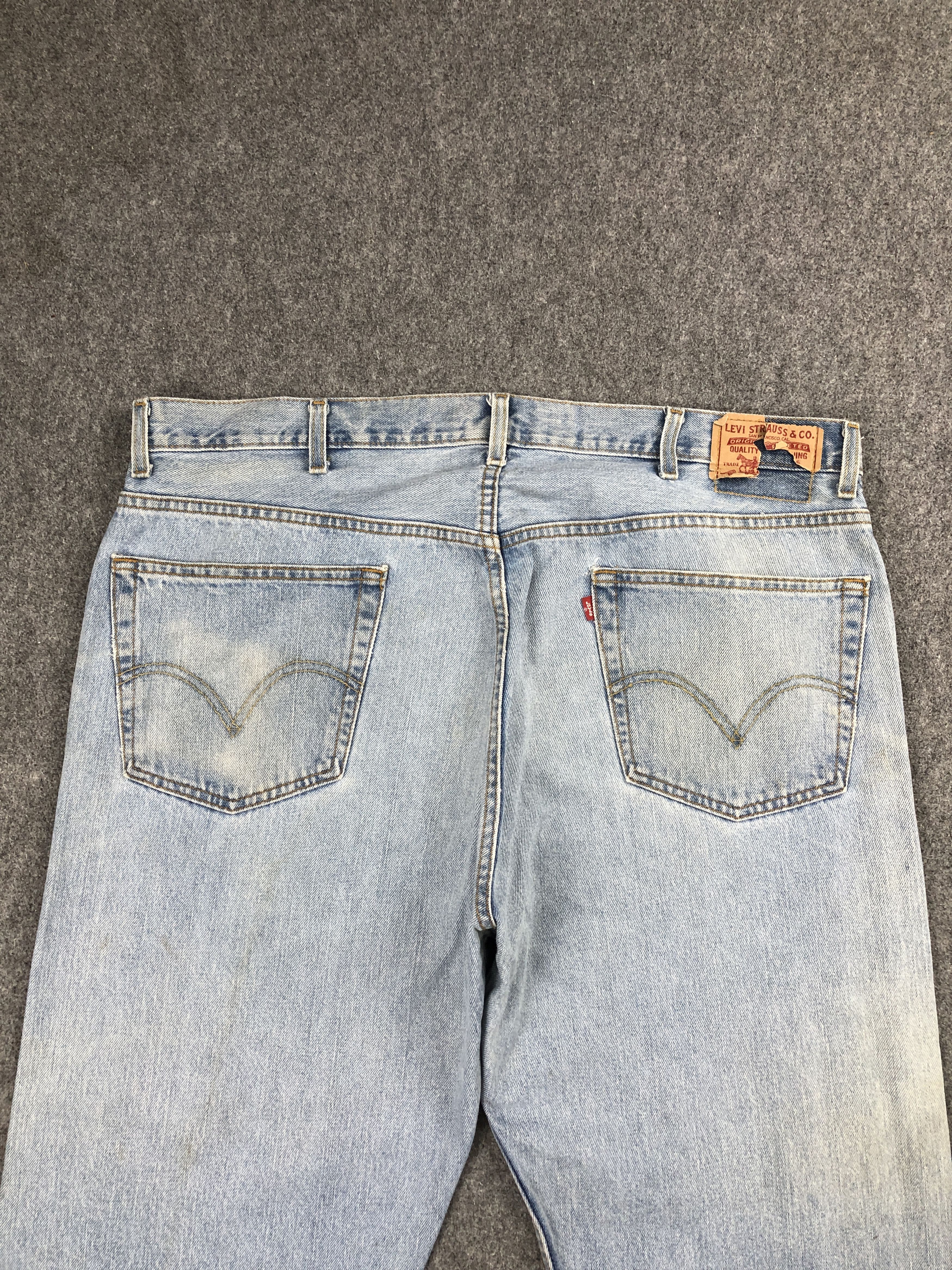 Levi's Vintage Levis 505 Light Wash Jeans DP2446 Size US 41 - 4 Thumbnail