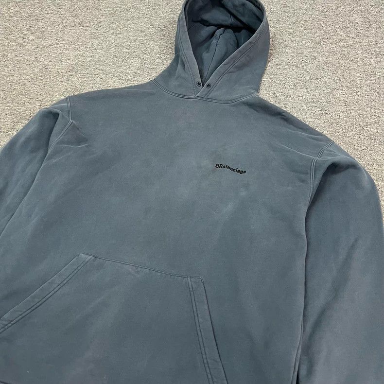 Balenciaga Balenciaga Embroidered Logo hooded sweater Size US XS / EU 42 / 0 - 4 Thumbnail
