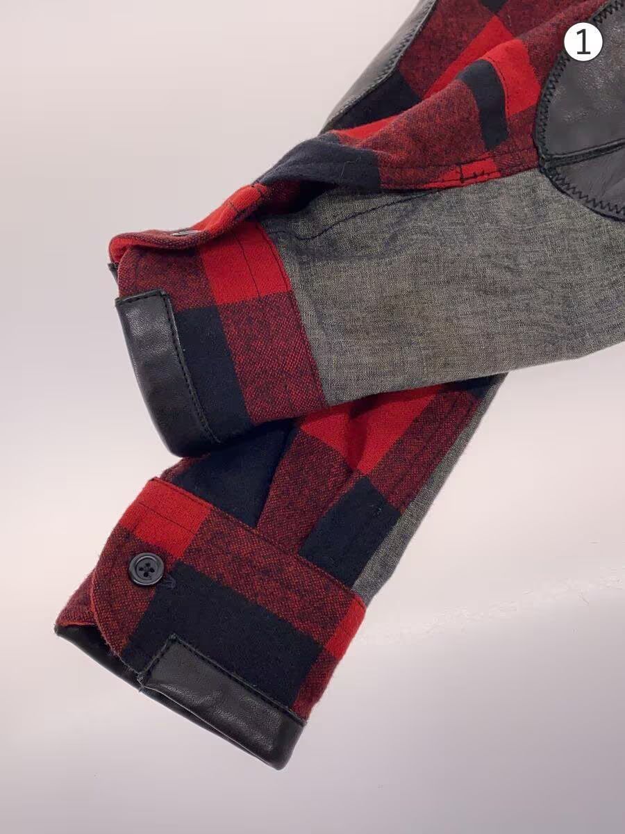 Comme des Garcons × Junya Watanabe × Pendleton Reconstructed Elbow Patch Wool Flannel Button Up Shirt Size US XS / EU 42 / 0 - 5 Thumbnail