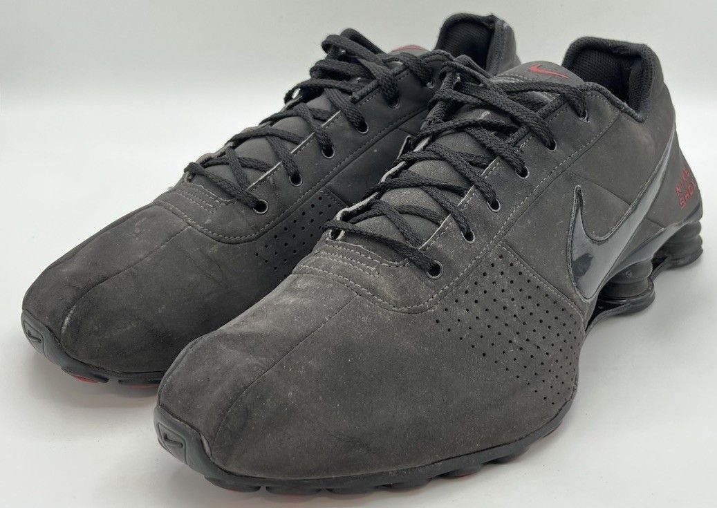 Nike Nike Shox Deliver 2012 Men's Size 13 Sneakers Black/Gray/Red Size US 13 / EU 46 - 1 Thumbnail