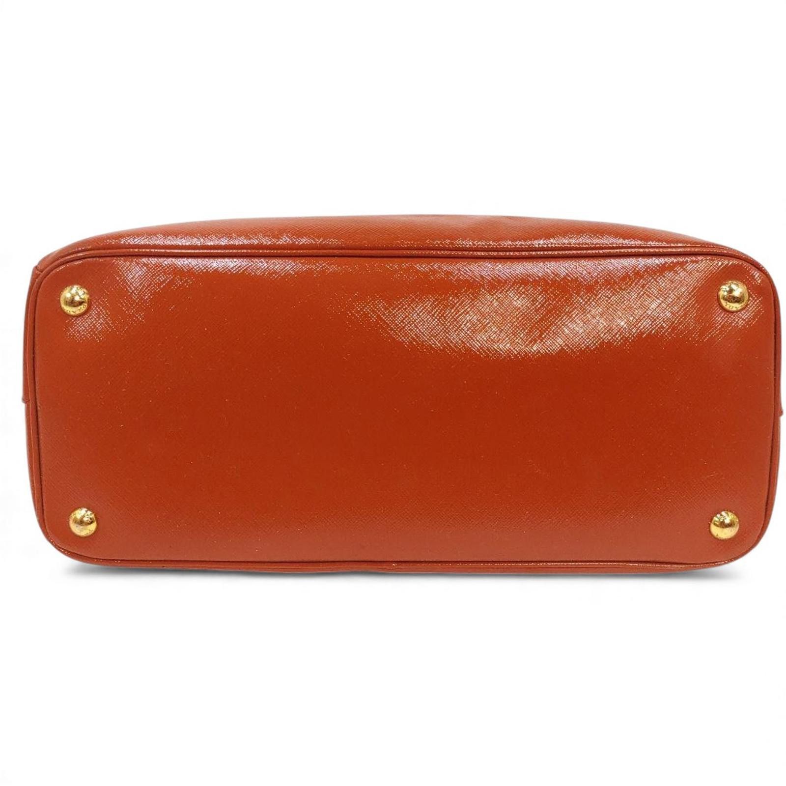 Prada Prada - Orange Leather Handbag Size ONE SIZE - 6 Thumbnail