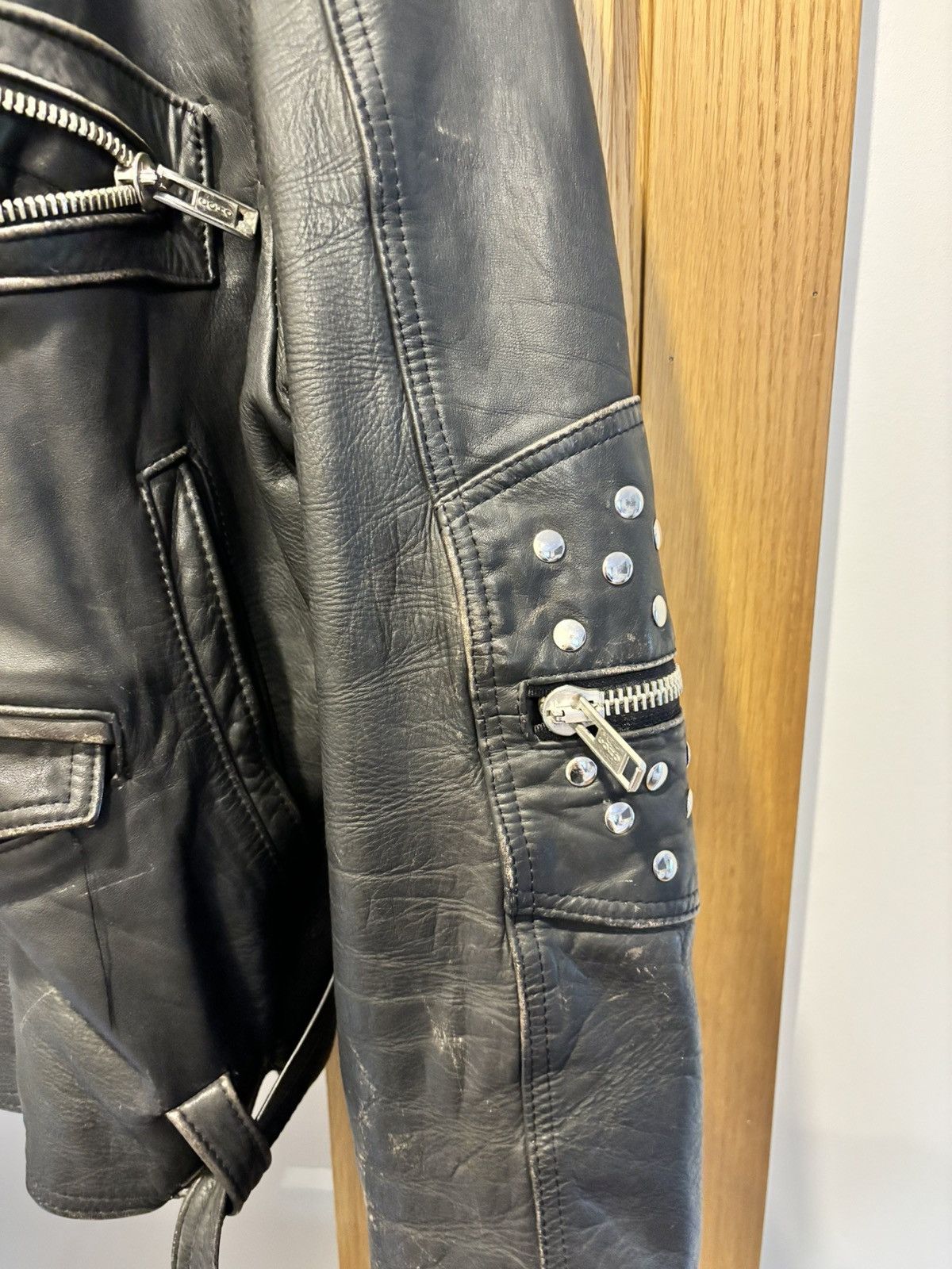 Vintage Real Leather Jacket Size XXL / US 16-18 / IT 52-54 - 3 Thumbnail