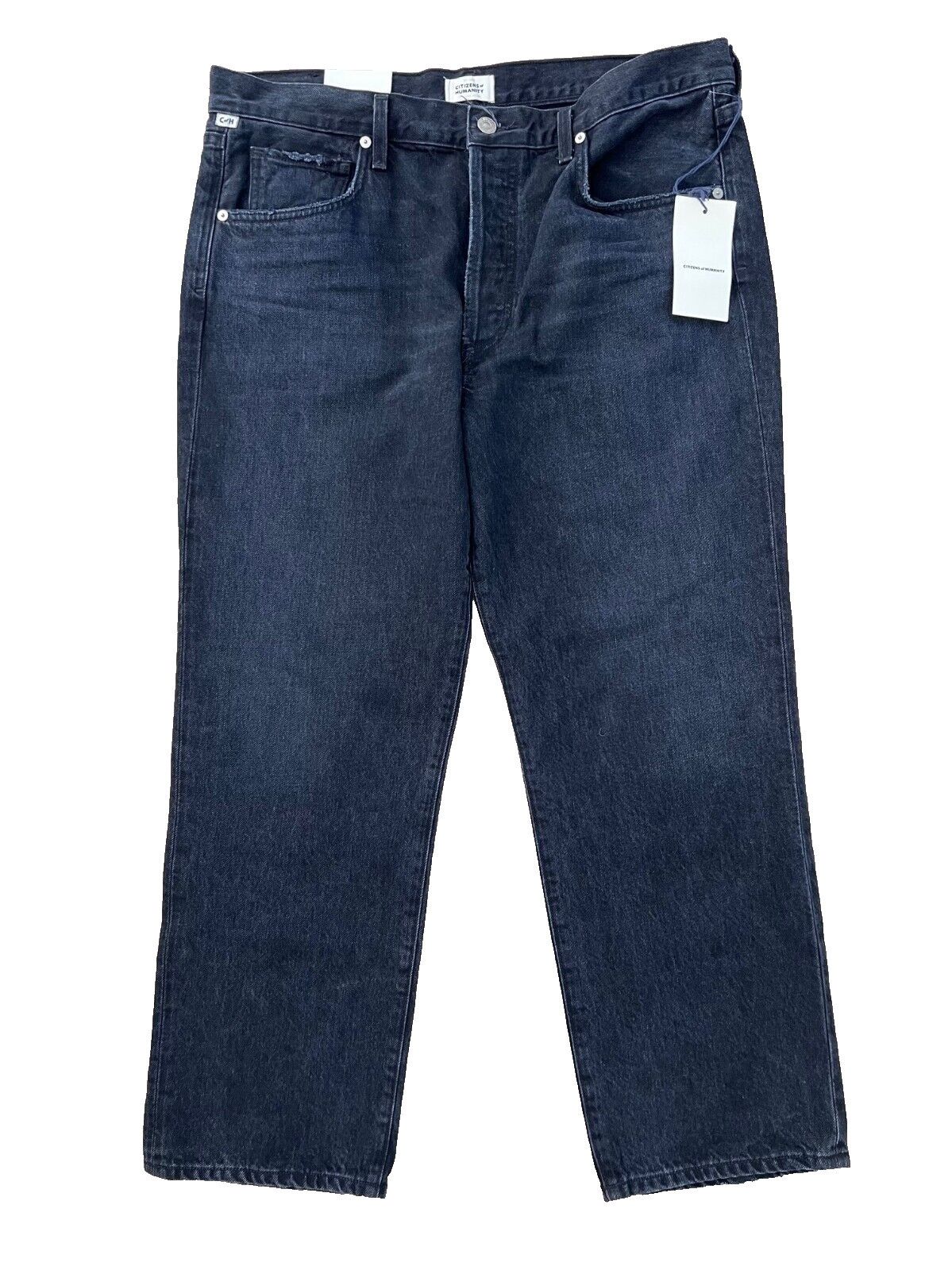 Citizens Of Humanity Citizens of Humanity Emery Crop Straight Jeans Licorice 31 Size 31" - 4 Thumbnail