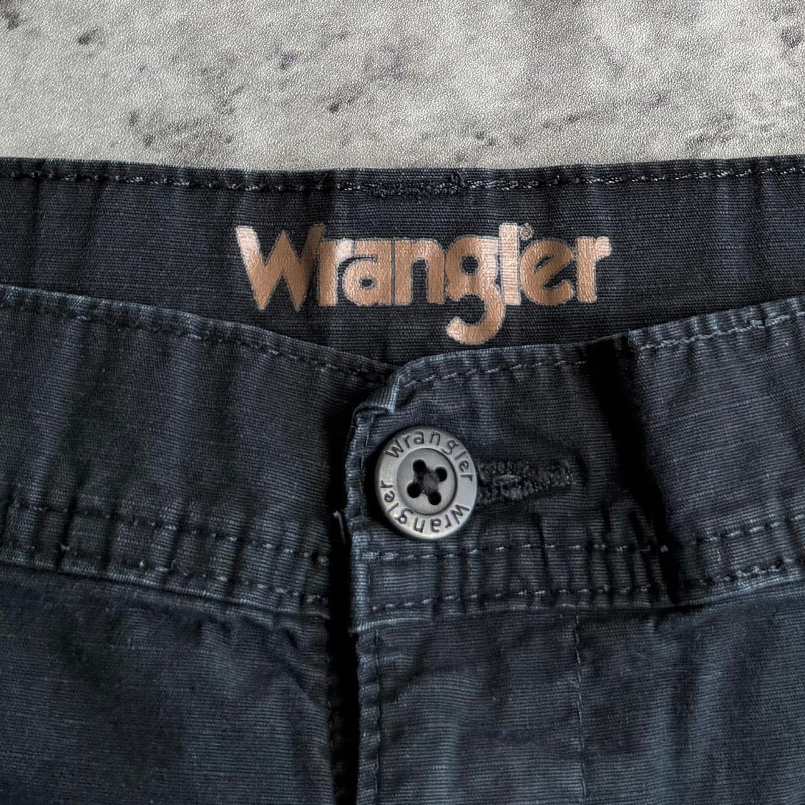 Carhartt × Vintage × Wrangler Vintage Y2K Carhartt Style Baggy Black Opium Cargo Pants Size US 38 / EU 54 - 4 Thumbnail