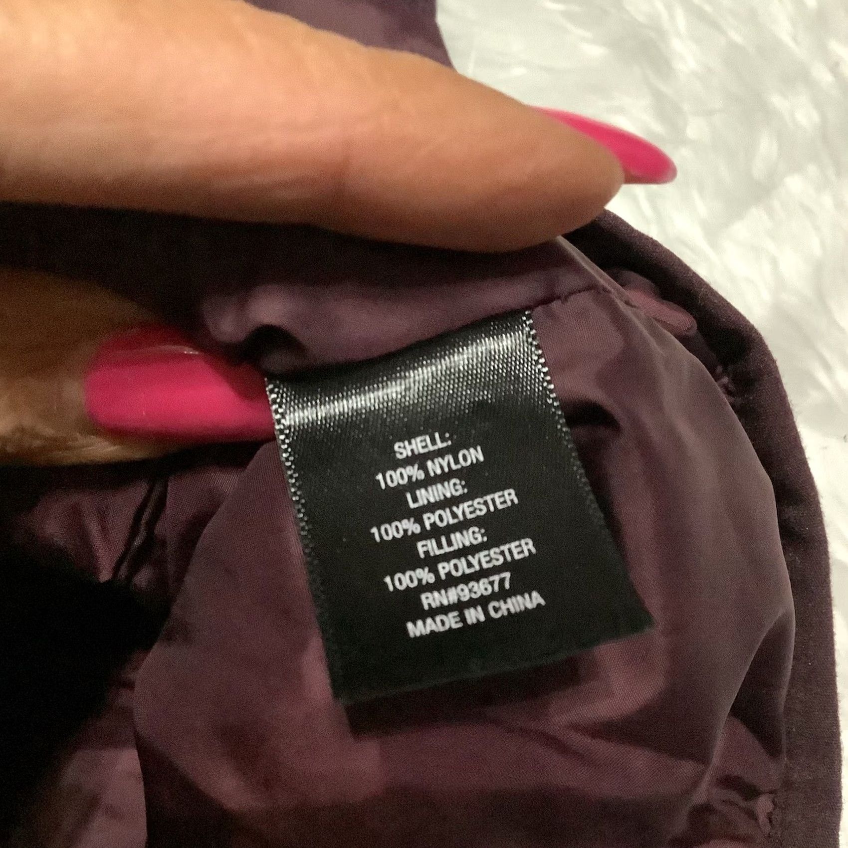 Vintage Xersion Packable Womens XS Burgundy Zip Front Puffer Vest Full Pockets Size XS / US 0-2 / IT 36-38 - 4 Thumbnail