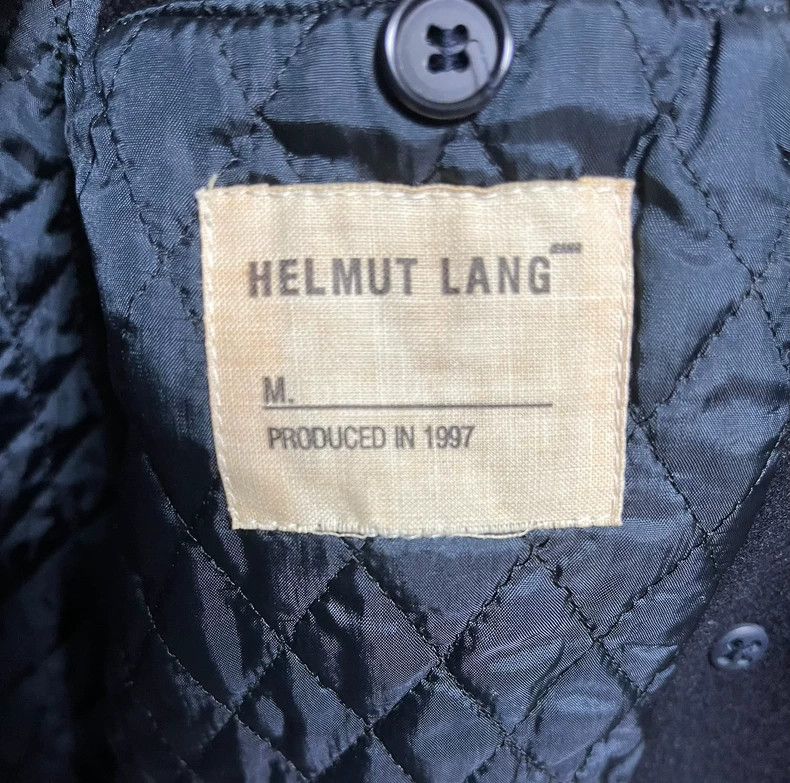 Helmut Lang HELMUT LANG size48 Double row knitted navy coat Size US M / EU 48-50 / 2 - 4 Thumbnail