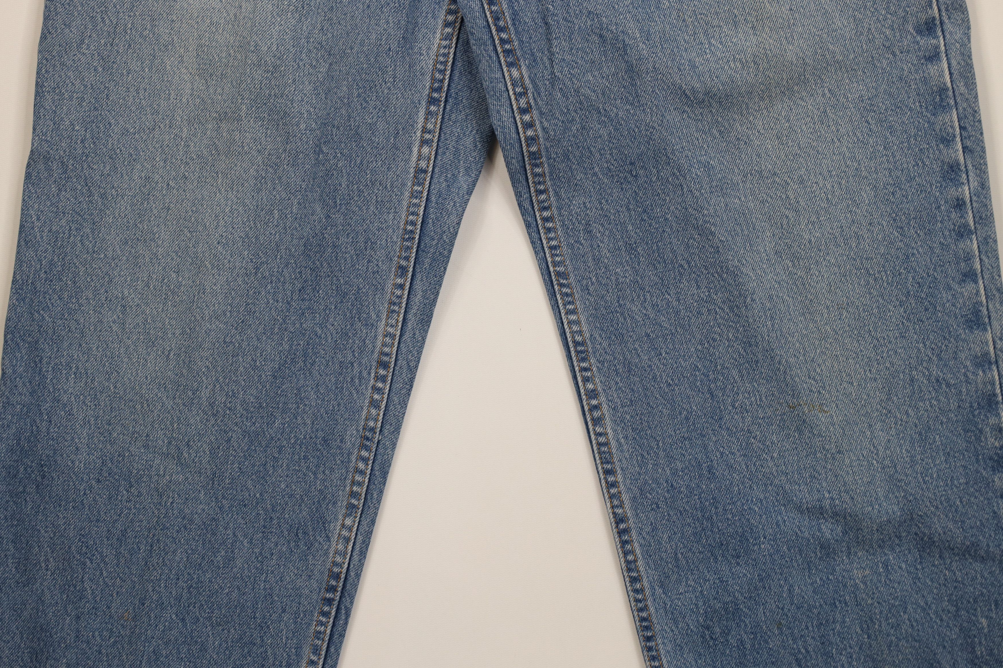 Levi's Vintage Y2K 2002 Levis 468 Relaxed Straight Leg Jeans Blue Size US 36 / EU 52 - 3 Thumbnail