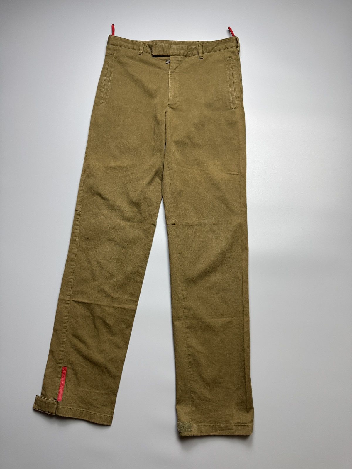 Prada Prada - Vintage Velcro Red Tab AW/2001 Brown - Pants Size US 30 / EU 46 - 2 Thumbnail