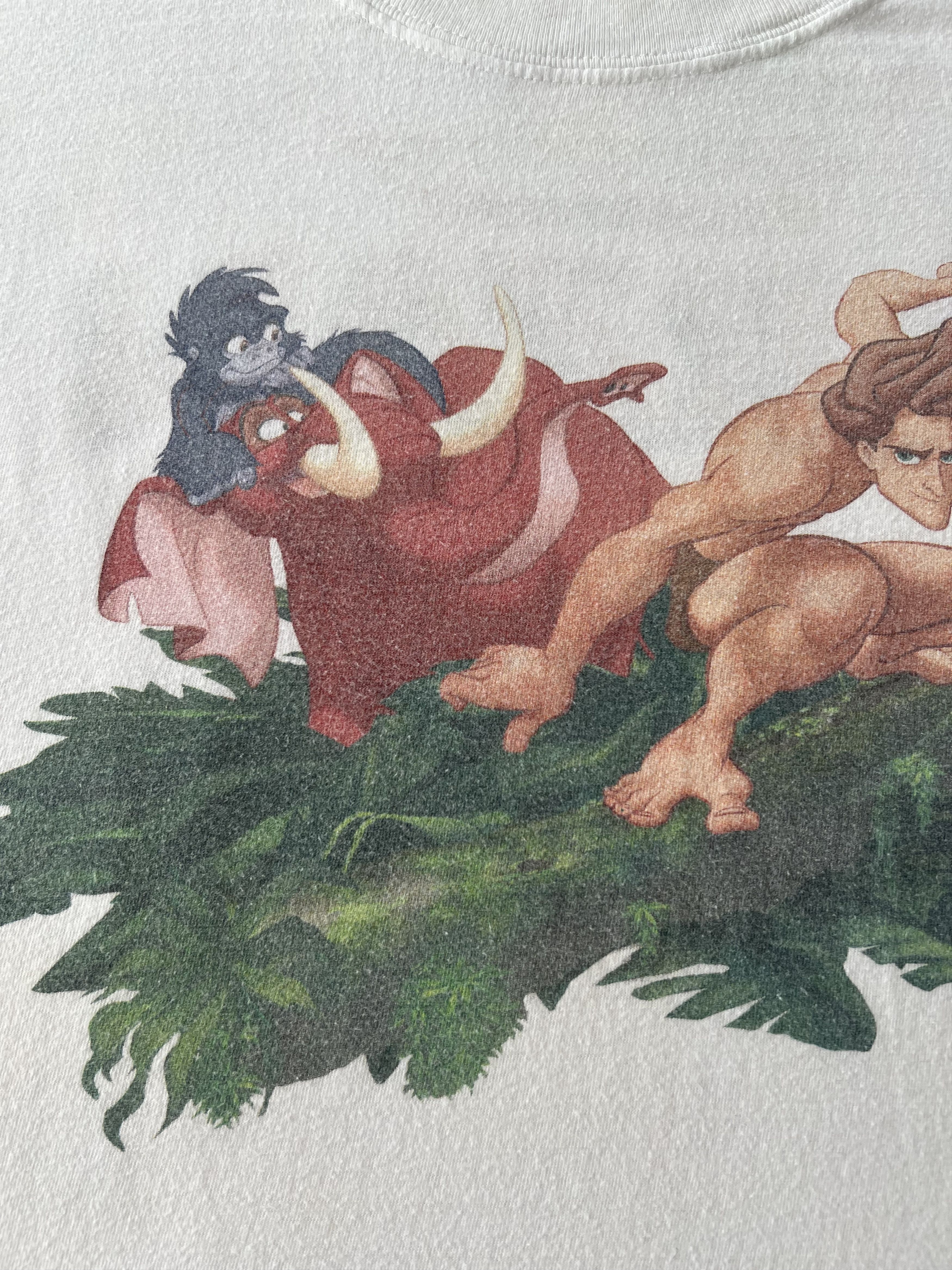 Disney Vintage 90s Tarzan Disney Movie Cartoon Promo Sleeveless Size US L / EU 52-54 / 3 - 4 Thumbnail