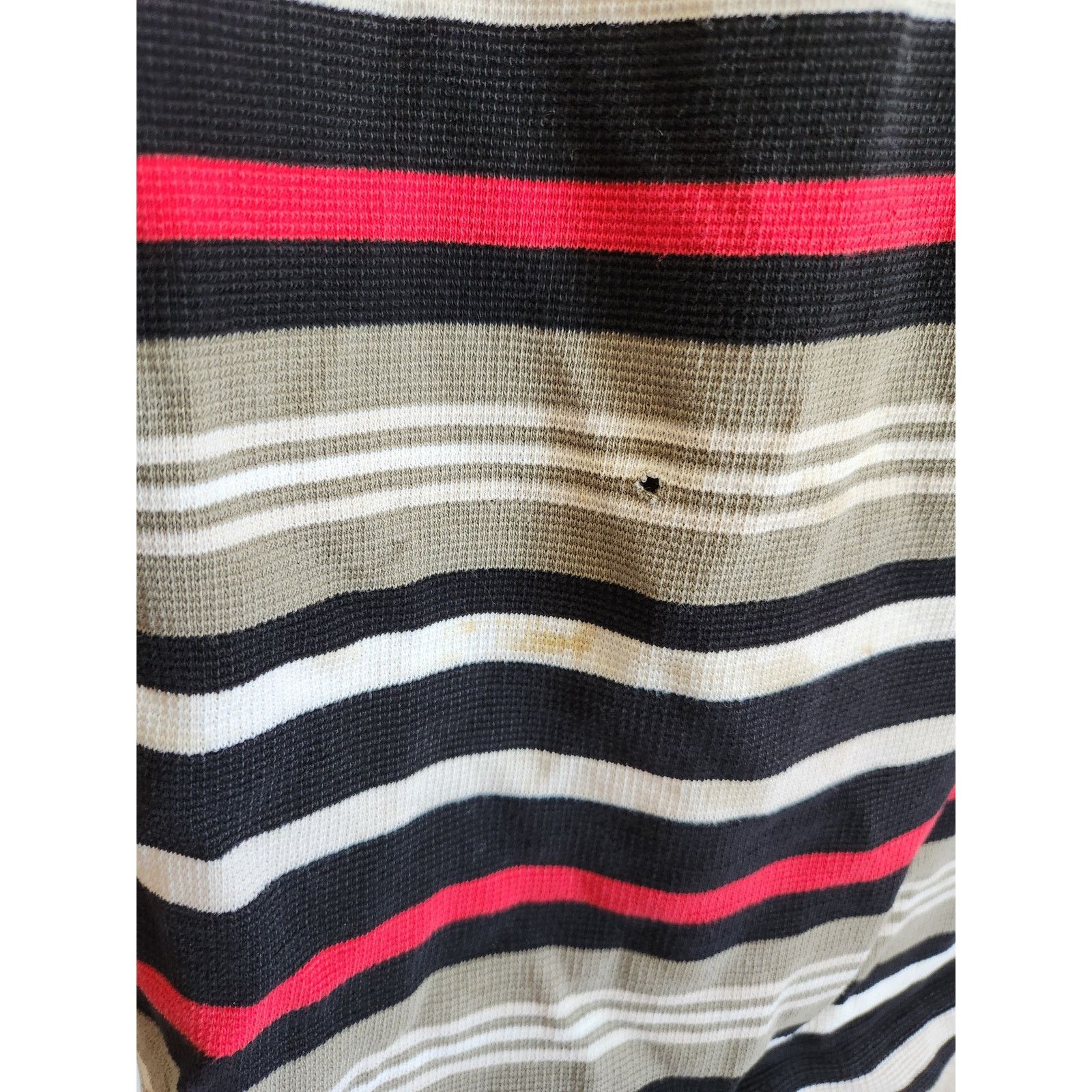 Southpole Y2k South Pole Men's Red & Black Striped Polo XL Size US XL / EU 56 / 4 - 5 Thumbnail