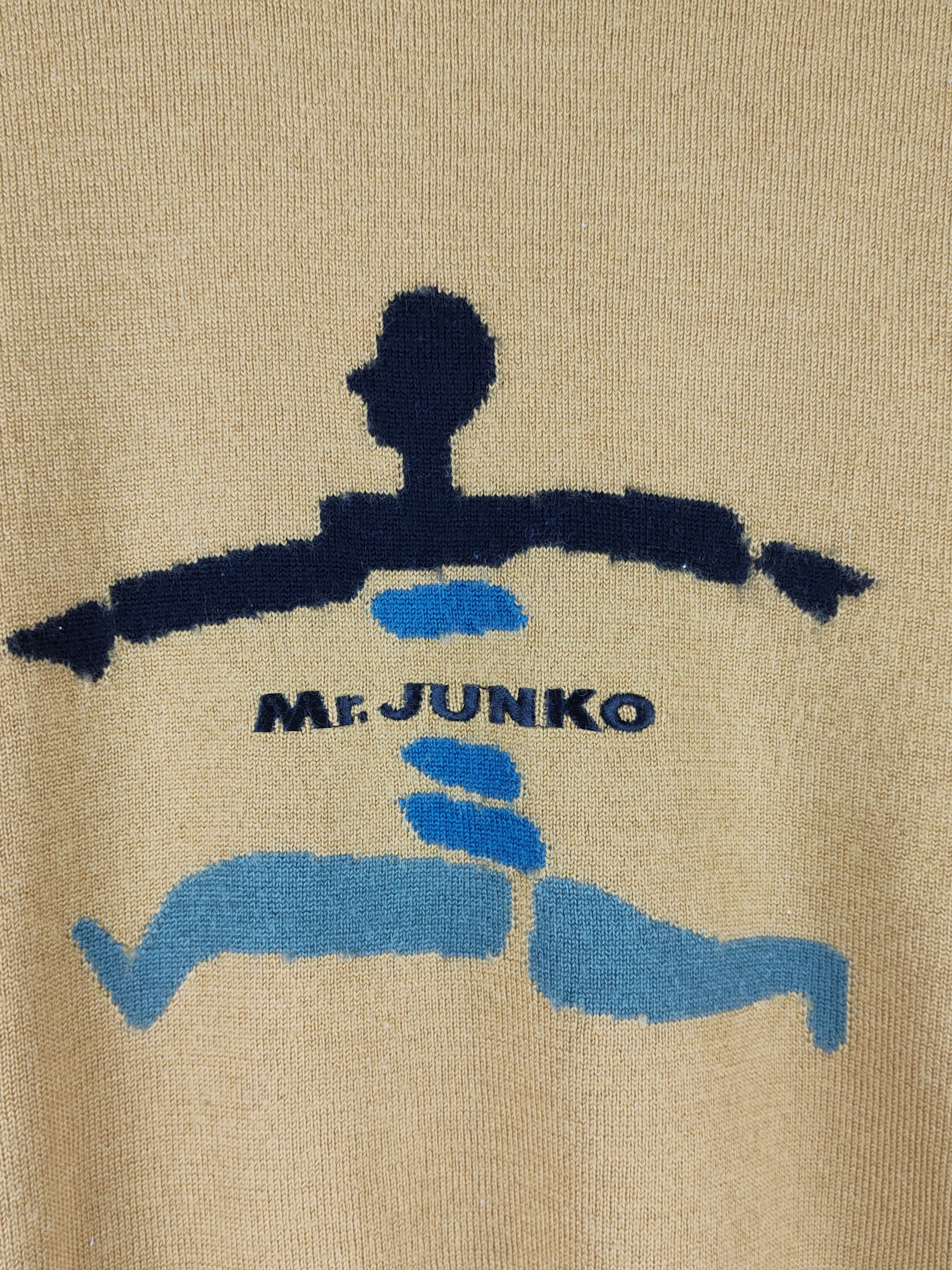 Mr. Junko DL Mr.Junko Koshino Mustard Knitwear Sweatshirt #S1522 Size US M / EU 48-50 / 2 - 3 Thumbnail