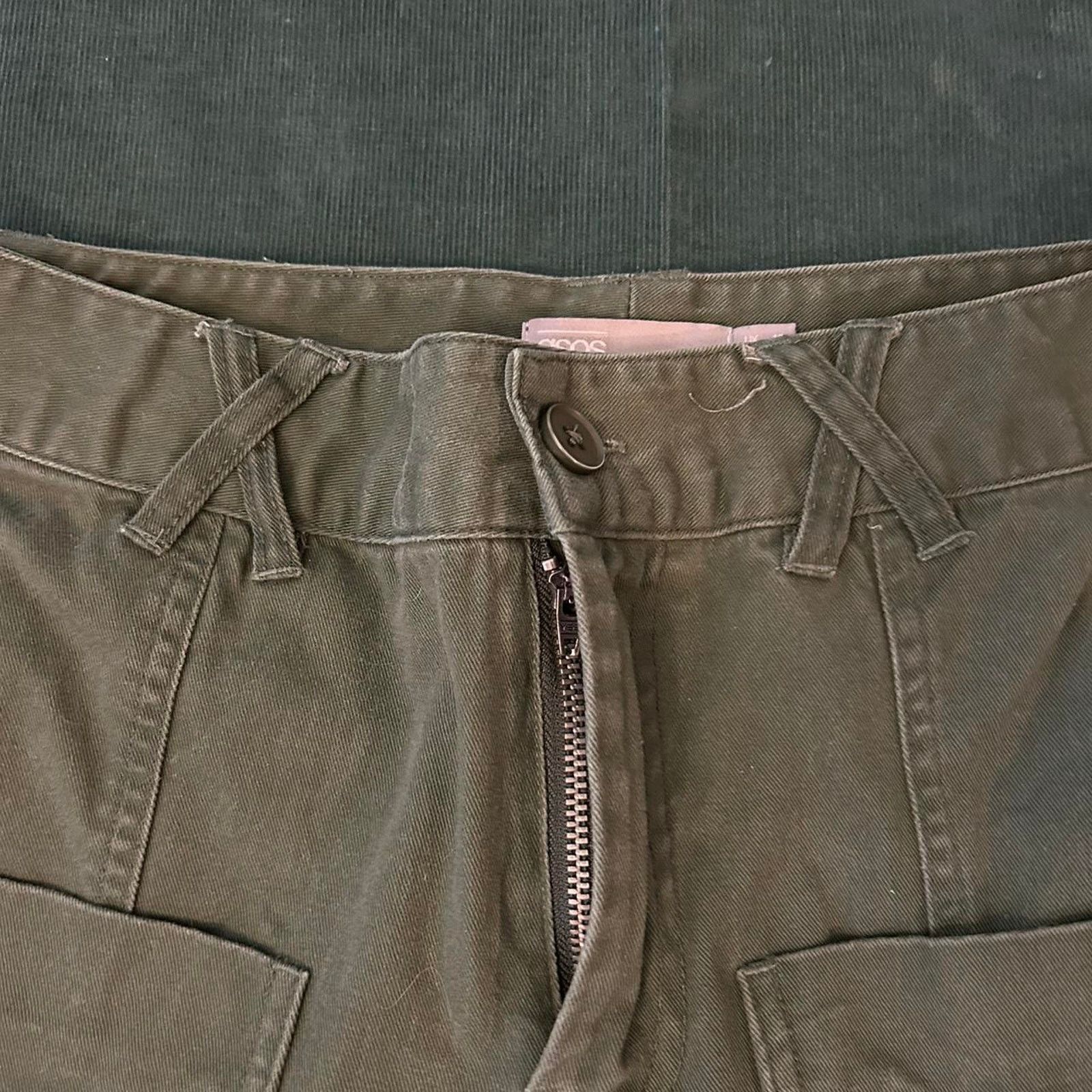 Asos Y2k asos distressed cargo pants Size 28" / US 6 / IT 42 - 3 Thumbnail