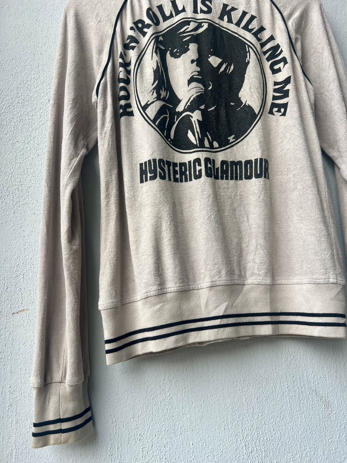 Hysteric Glamour Hysteric Glamour Rock N Roll Zip Up Sweater Size US M / EU 48-50 / 2 - 15 Thumbnail