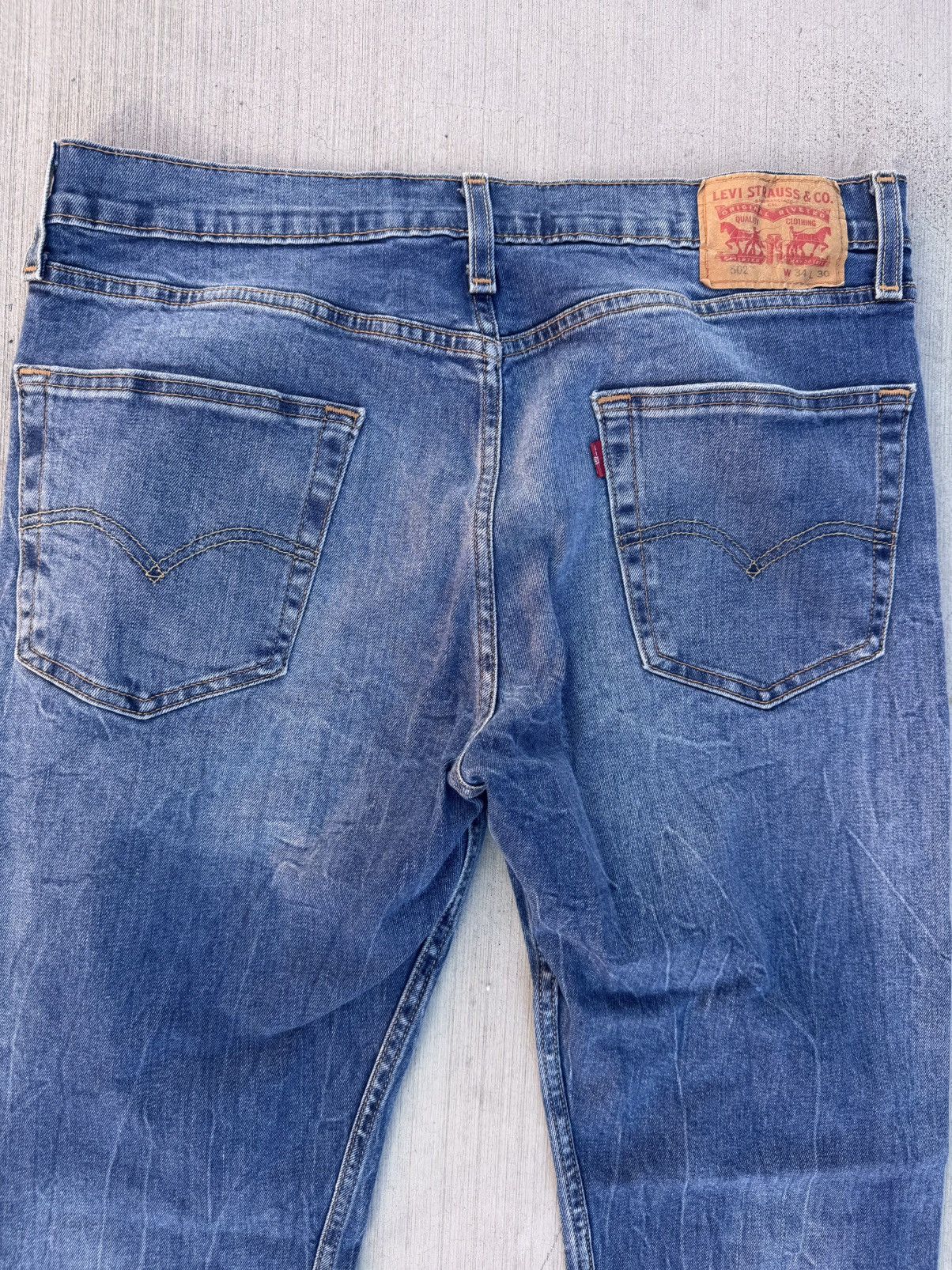 Levi's LEVI’S BLUE DENIM JEANS 502 WATERLESS SIZE 34 x 30 Size US 34 / EU 50 - 4 Thumbnail