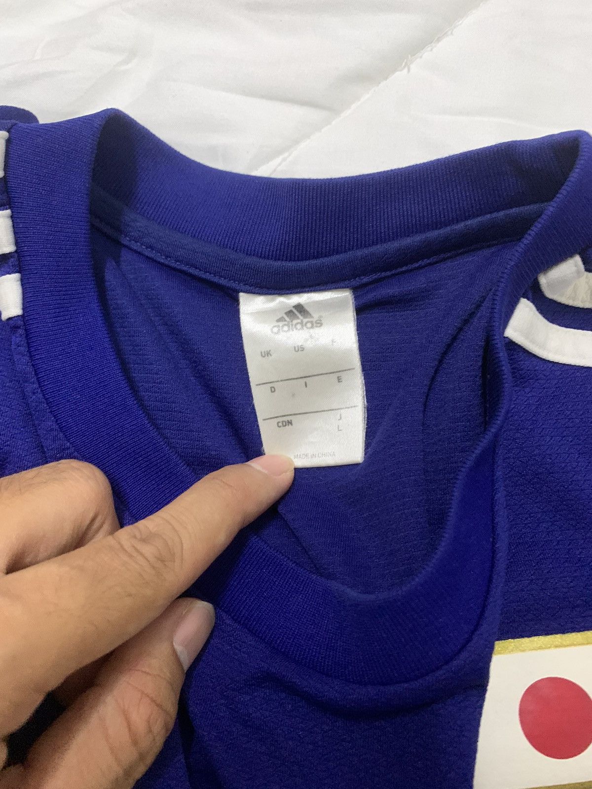 Adidas Adidas Jersey Climalite Japan Football Home Ori (2014-2015) Size US L / EU 52-54 / 3 - 4 Thumbnail