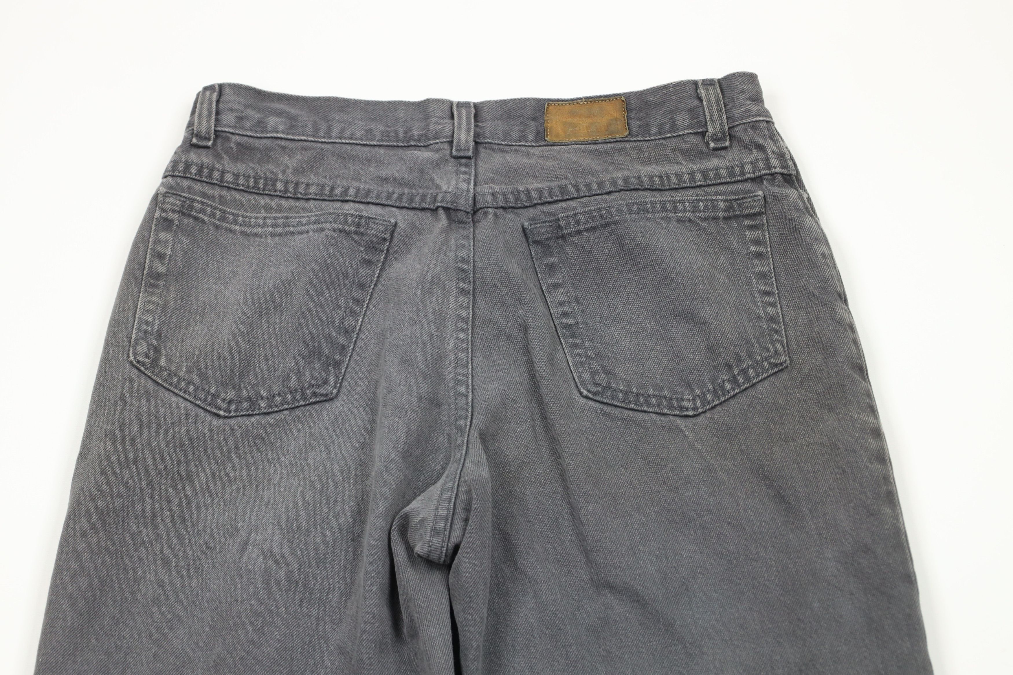 L.L. Bean × Vintage Vintage 90s LL Bean Straight Leg Denim Jeans Gray Cotton USA Size US 30 / EU 46 - 10 Thumbnail