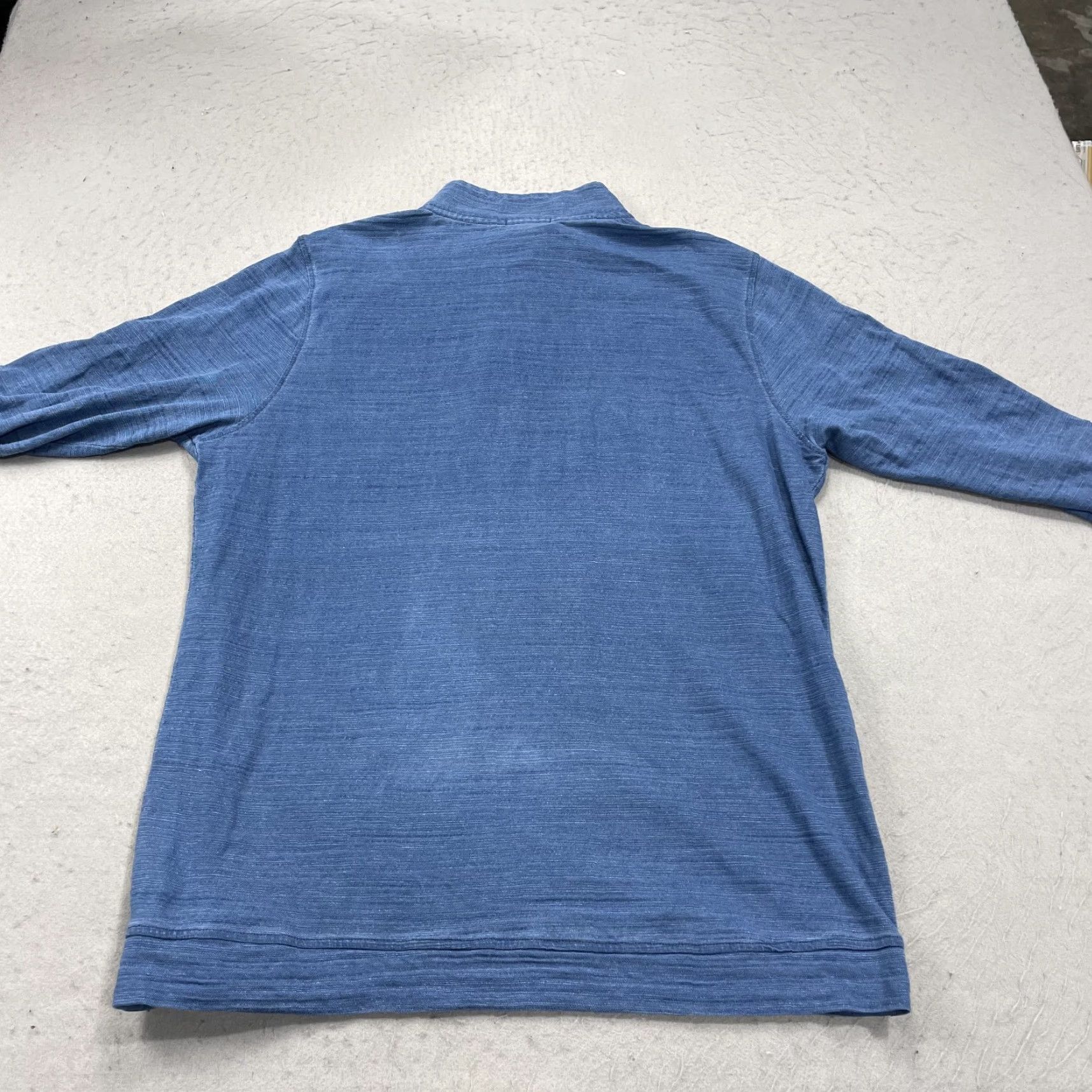 Peter Millar Peter Millar Sweater Mens Large Blue Indigo Knit 1/4 Quarter Zip Golf Pullover Size US L / EU 52-54 / 3 - 7 Thumbnail