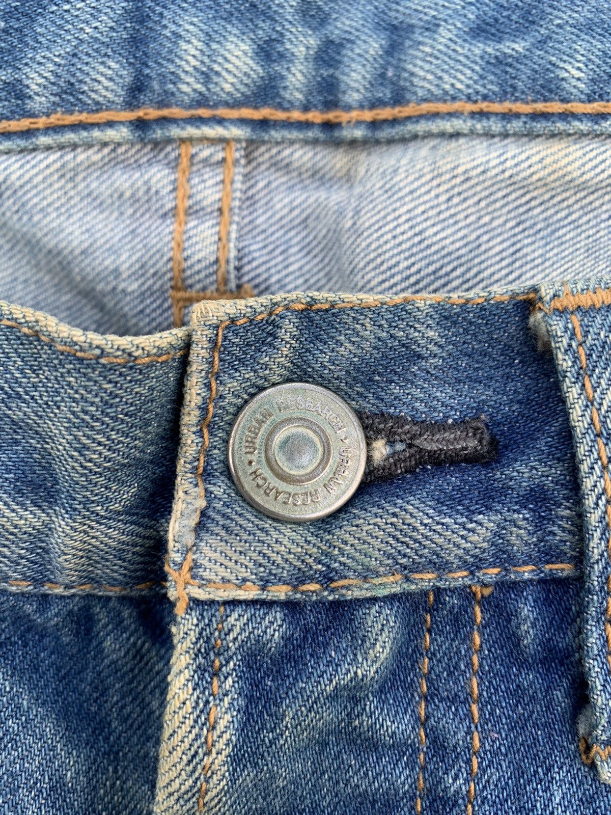 Japanese Brand VINTAGE URBAN RESEARCH SELVEDGE RUSTY JAPANESE DISTRESSED Size US 31 - 11 Thumbnail