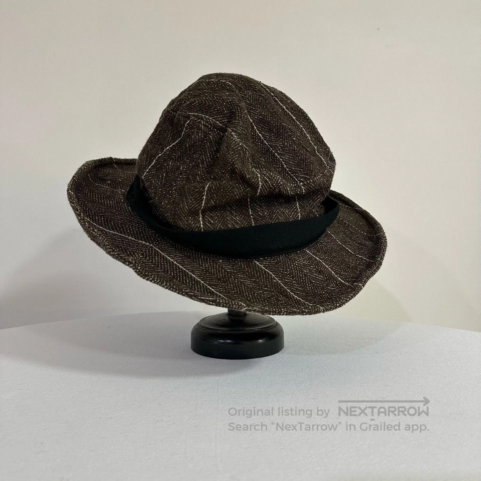 Andrew Andrew Driftwood Walnut Dyed Bucket Hat. Size ONE SIZE - 3 Thumbnail