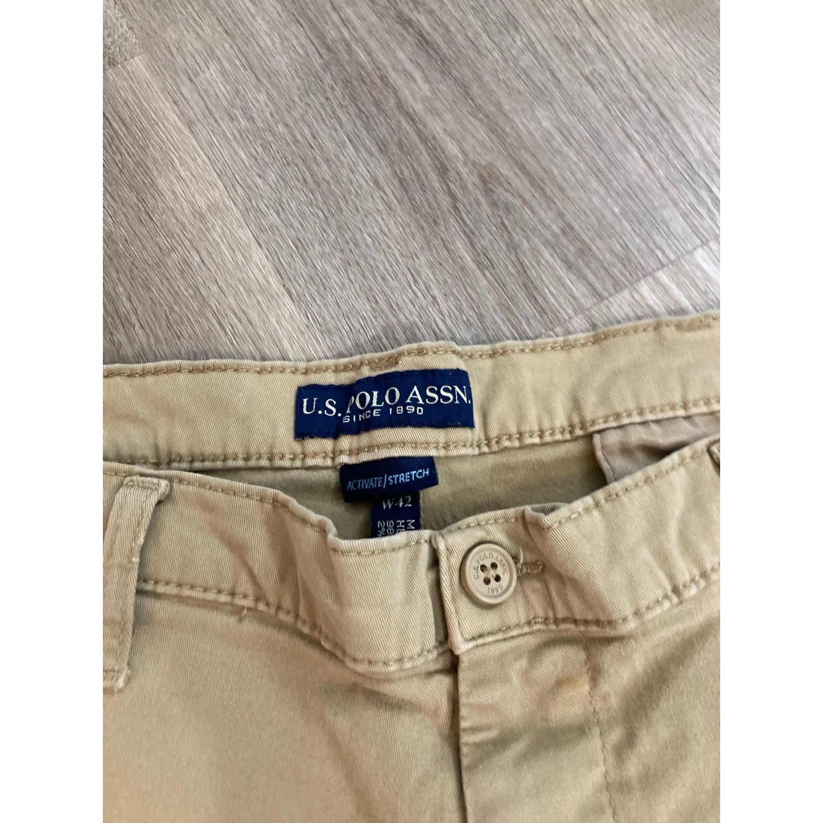 U.S. Polo Assn. U.S. Polo Assn. Men's Chino Shorts Stretch Classic Size 42 Size US 42 / EU 58 - 4 Thumbnail