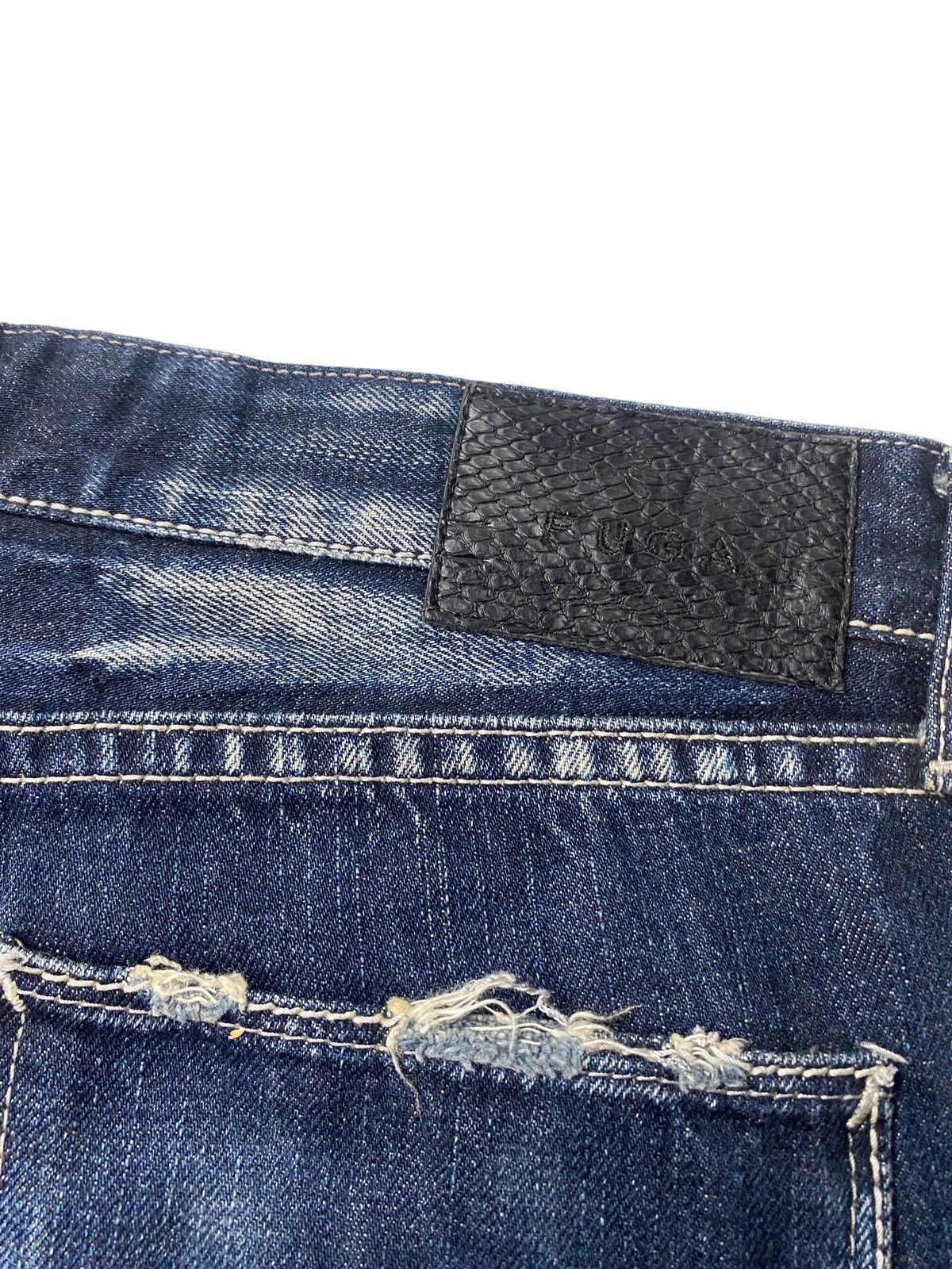 If Six Was Nine Fuga Clawmark Whiskered Seawash Jeans Size US 30 / EU 46 - 10 Thumbnail