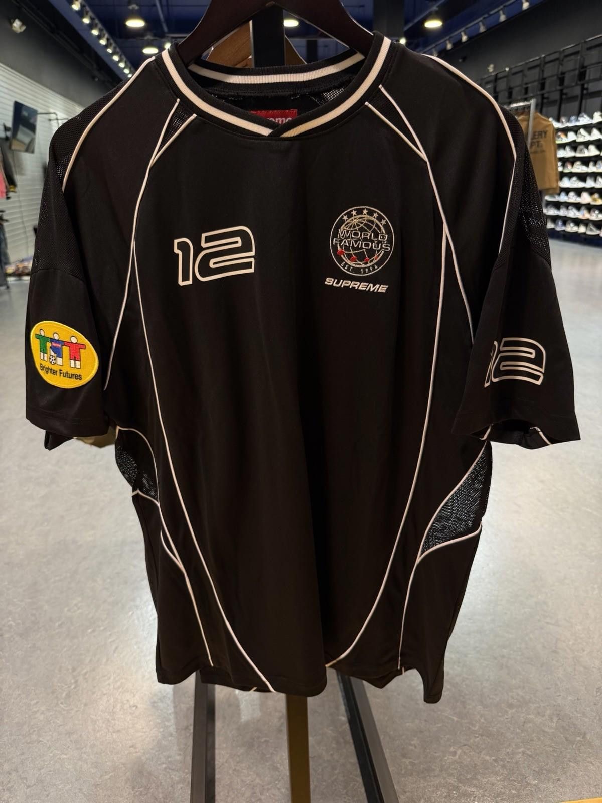 Supreme Supreme PIPING SOCCER JERSEY FW25 Medium Brand New Authentic Size US M / EU 48-50 / 2 - 3 Thumbnail